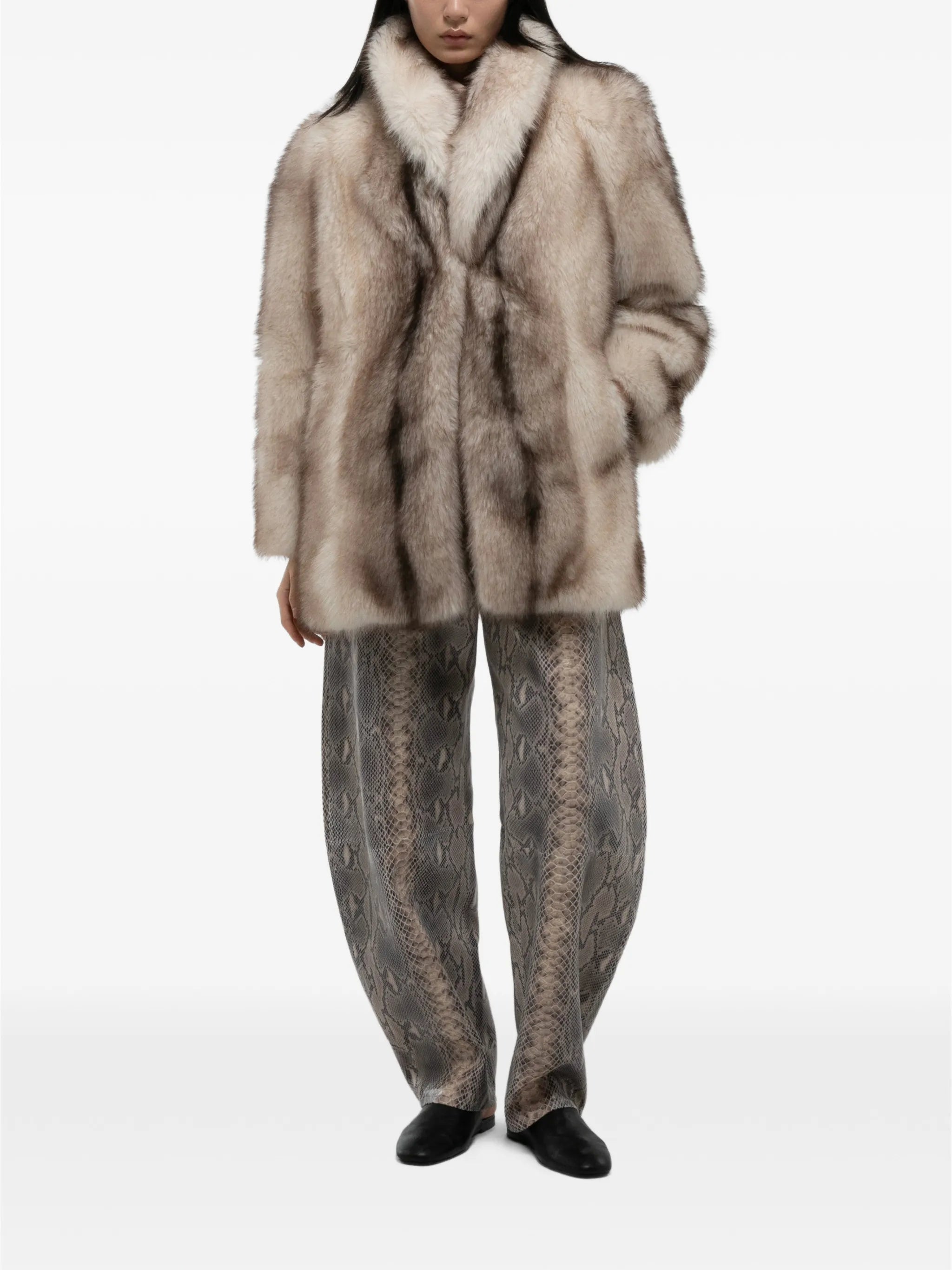 Emilia faux-fur jacket
