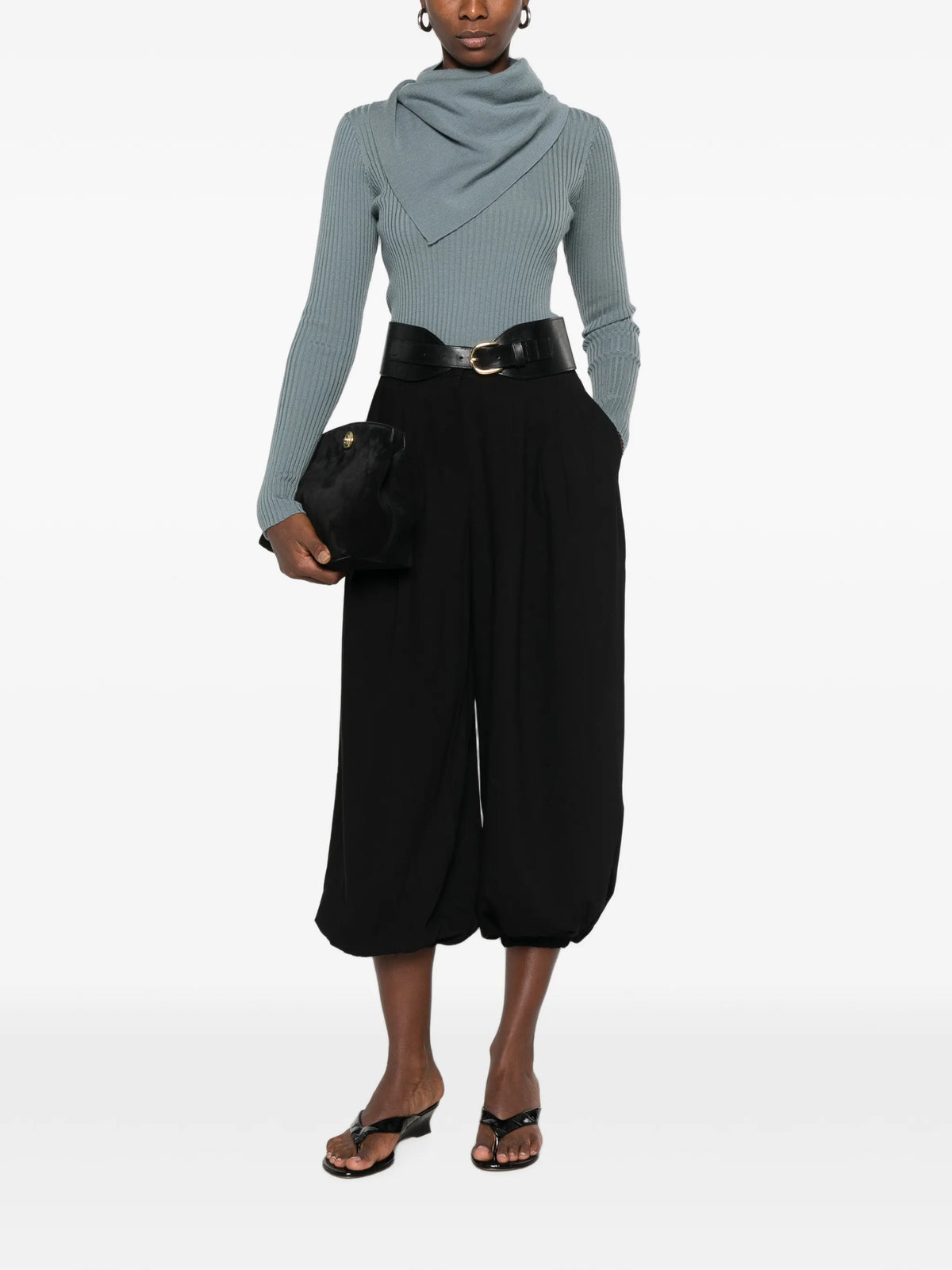 Valiant merino scarf top