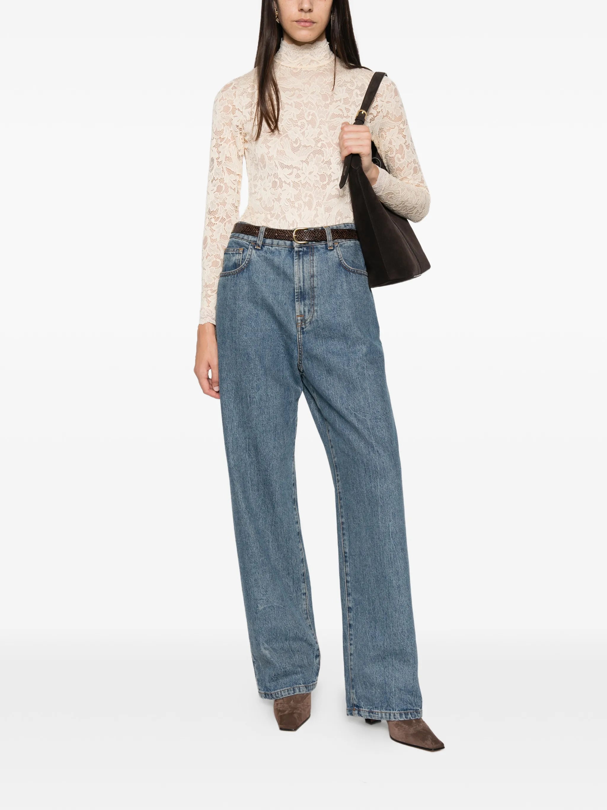 corded lace bodysuit