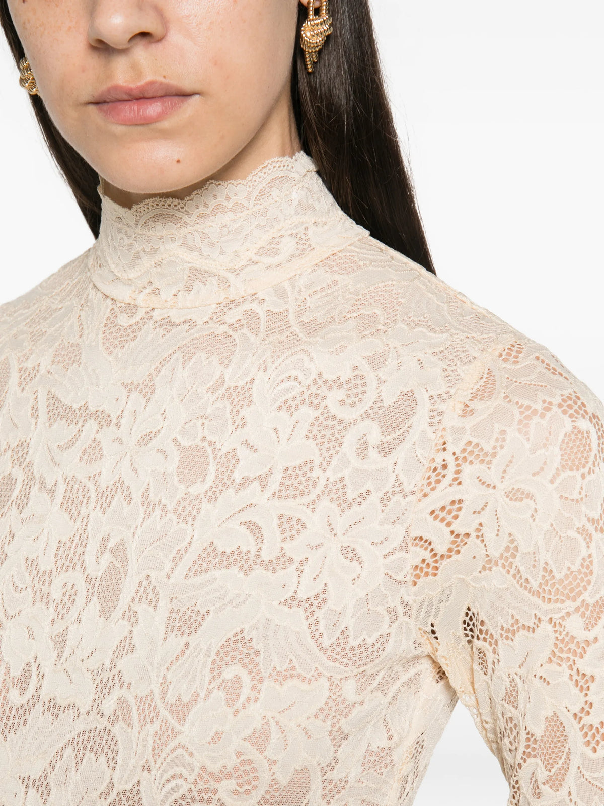 corded lace bodysuit