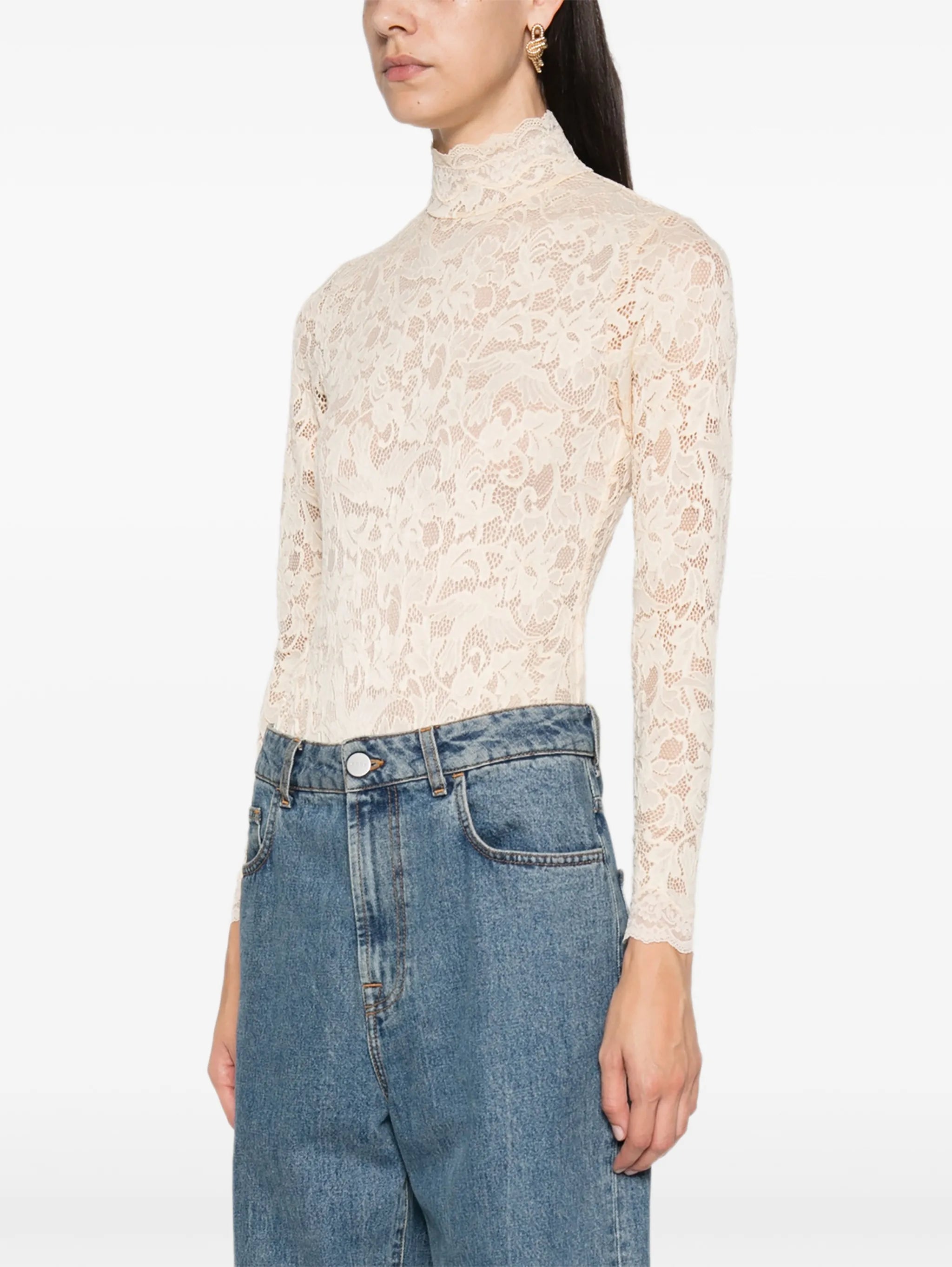 corded lace bodysuit