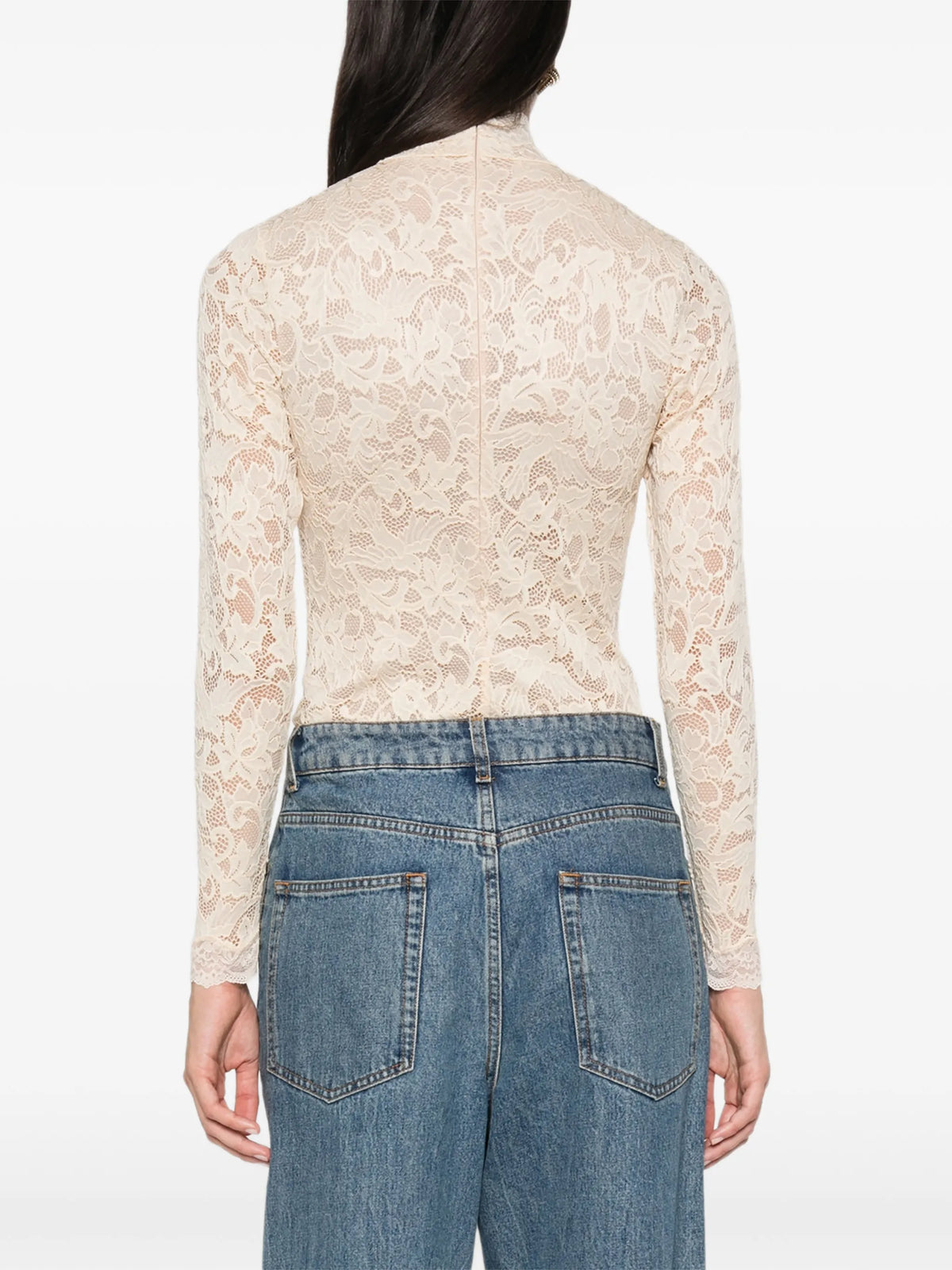 corded lace bodysuit