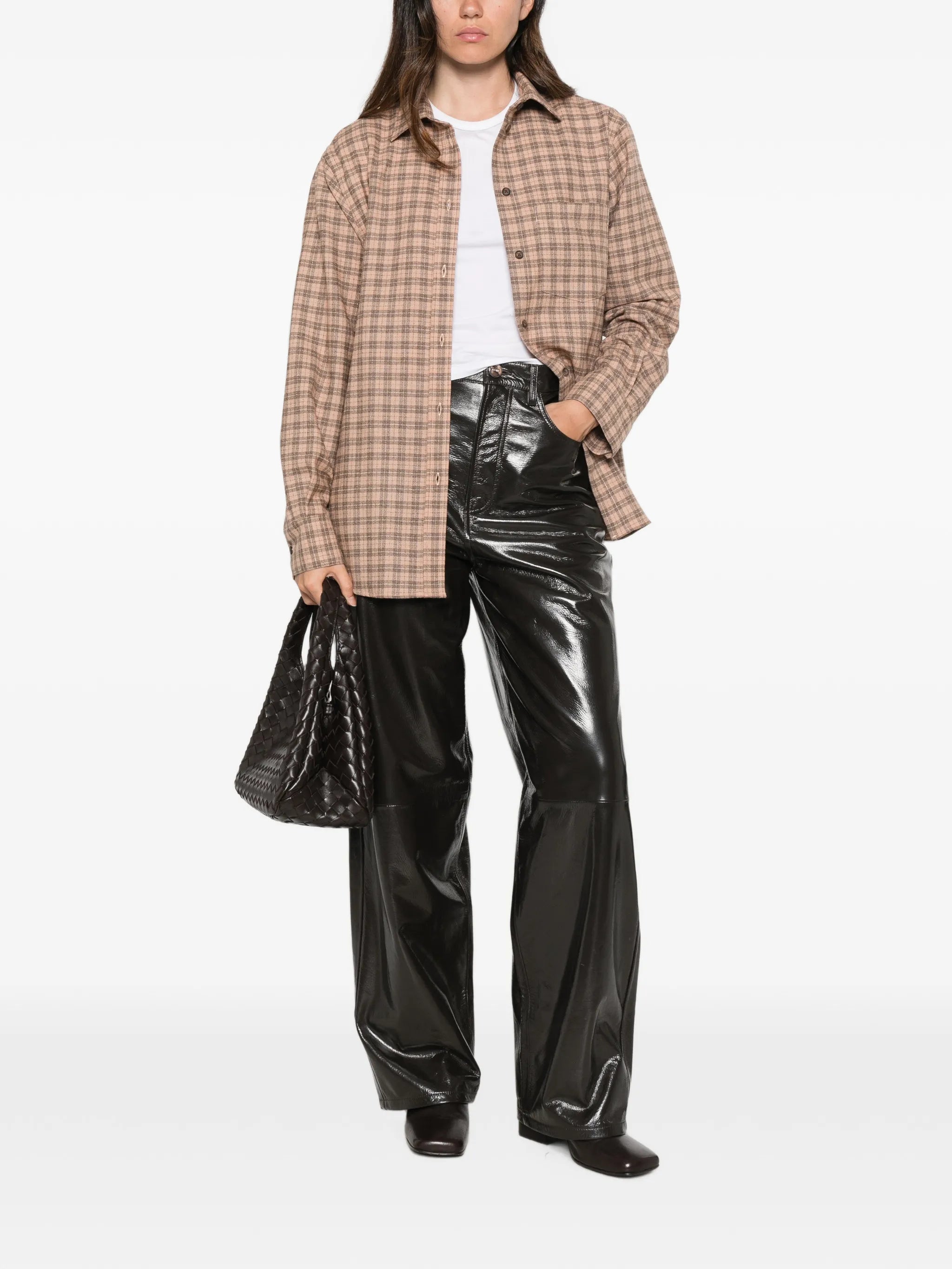 check-print Classic Fit shirt
