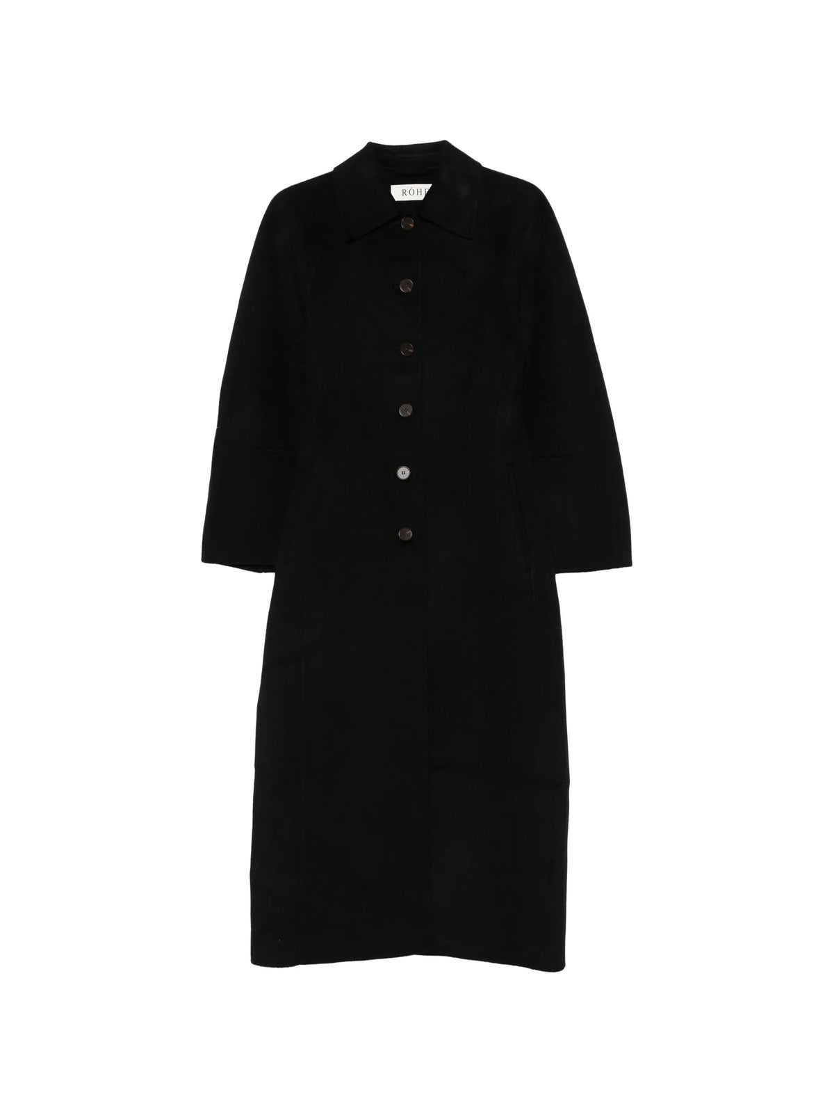 double-faced elongated sculptural coat