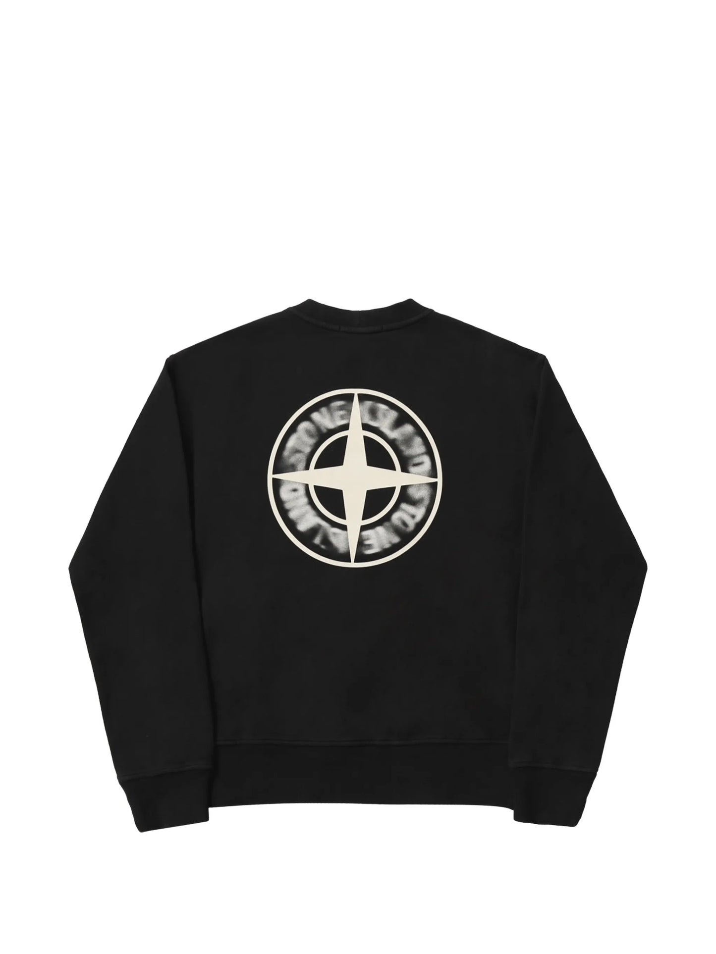 logo-print black sweatshirt