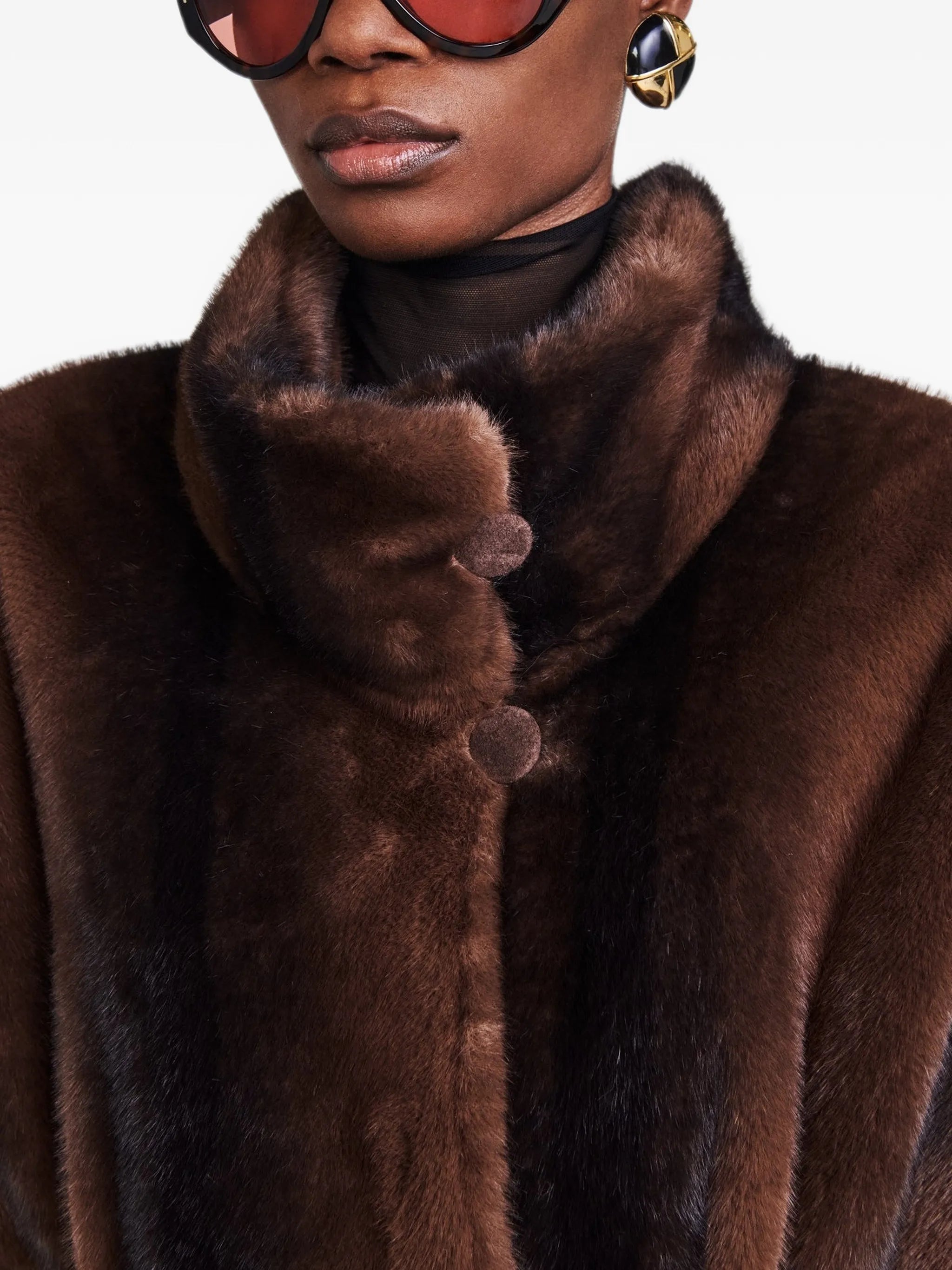 Harper faux-fur coat