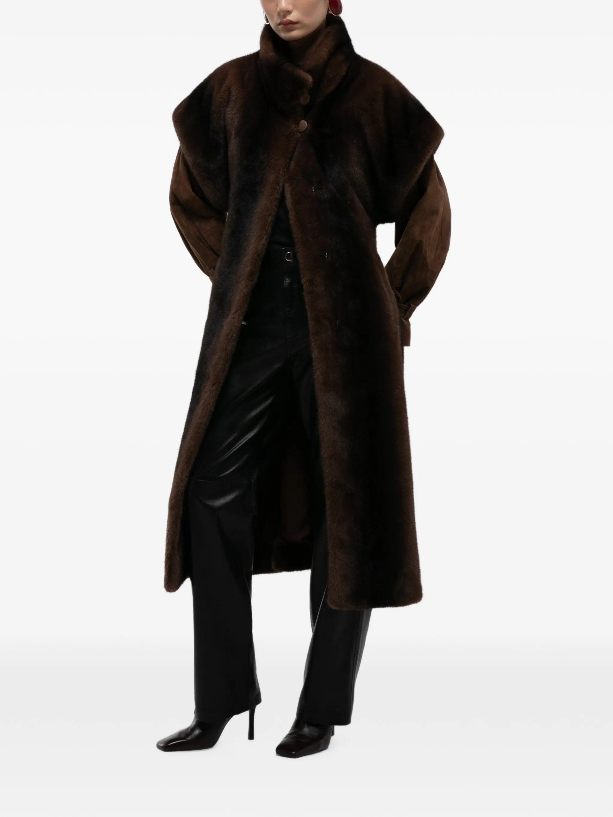 Harper faux-fur coat