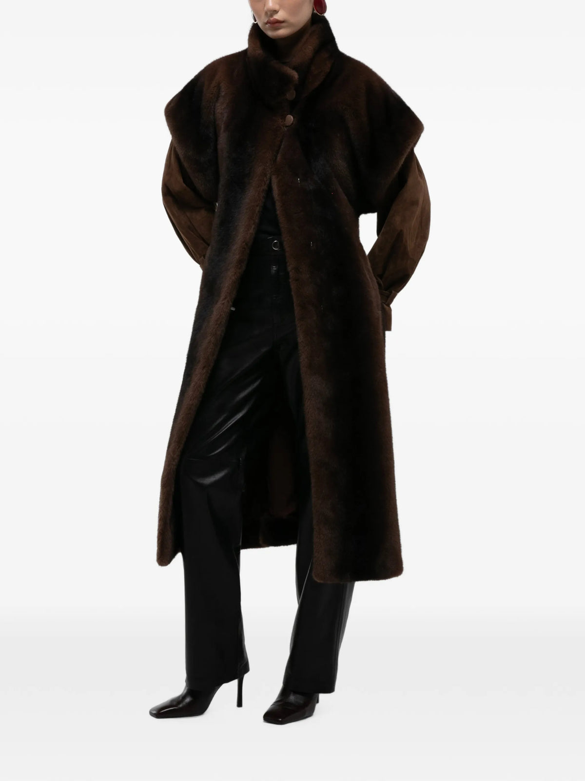 Harper faux-fur coat