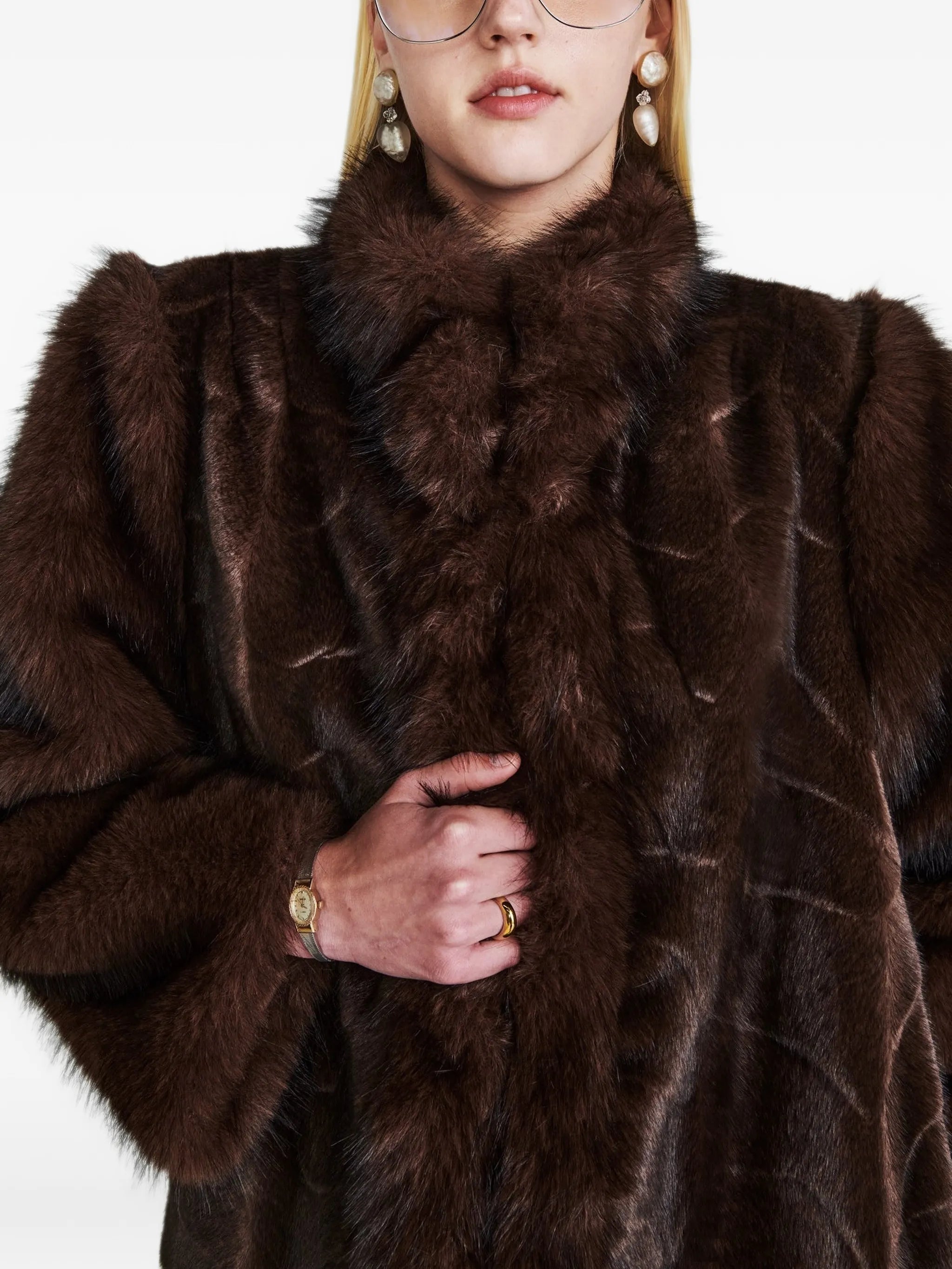 Betty faux-fur coat