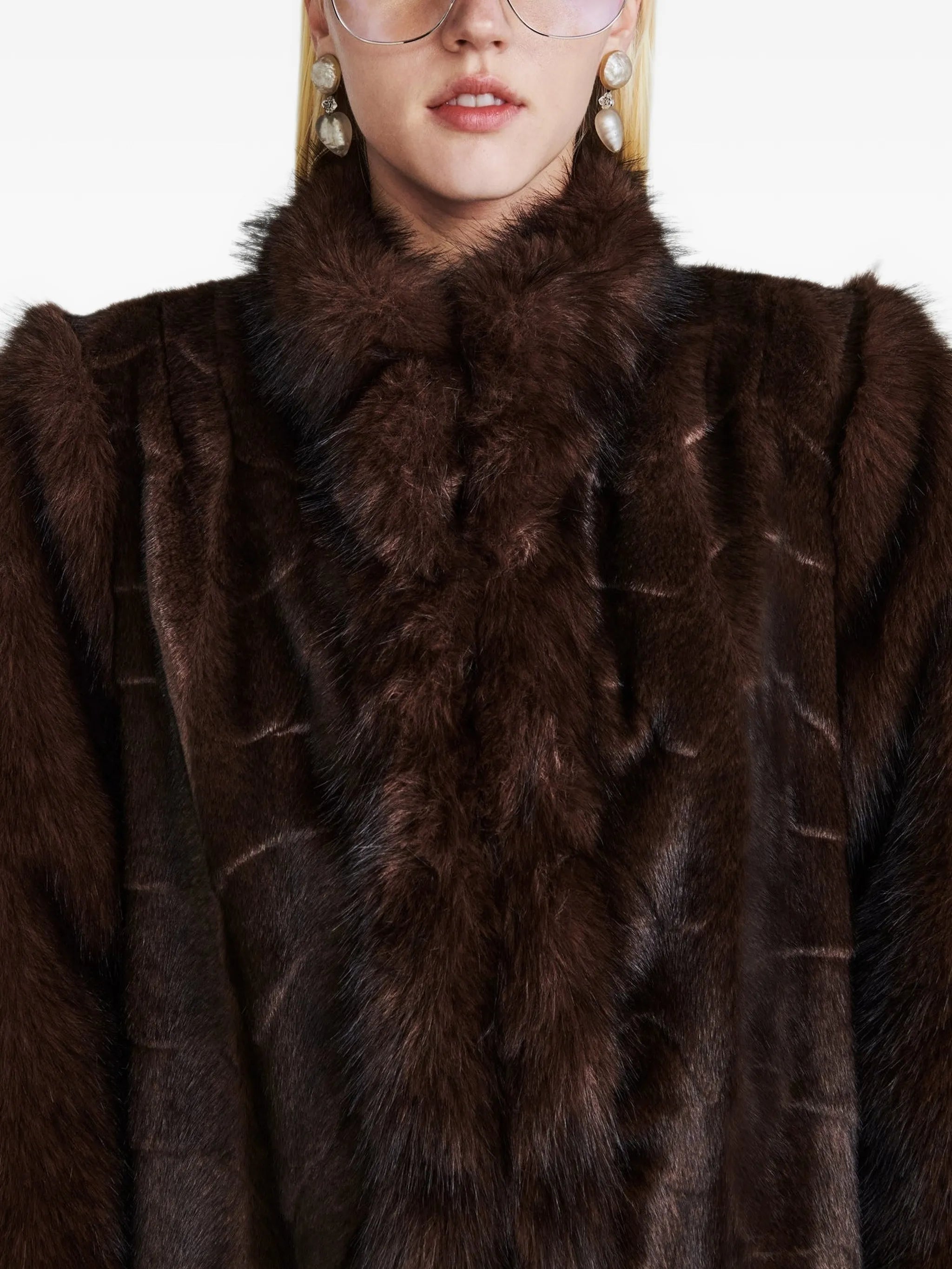 Betty faux-fur coat