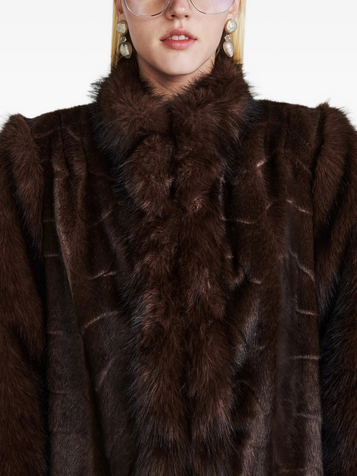 Betty faux-fur coat