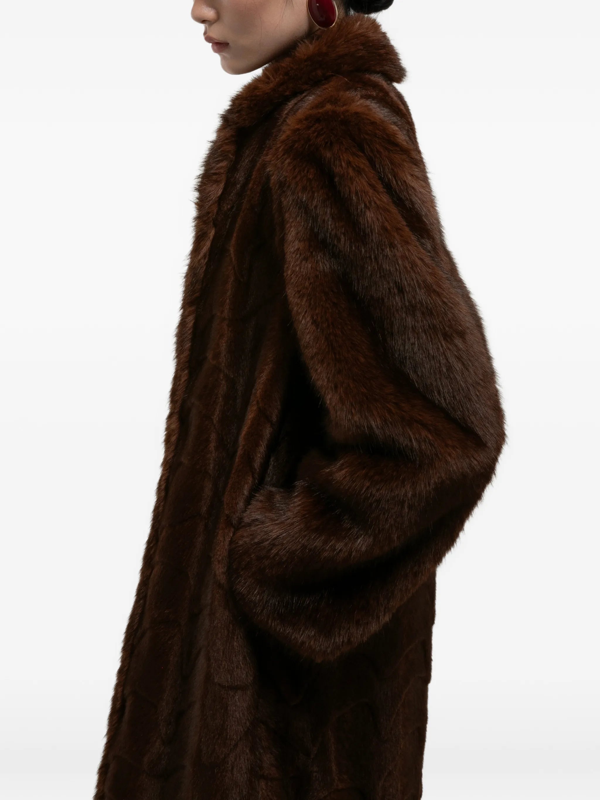 Betty faux-fur coat
