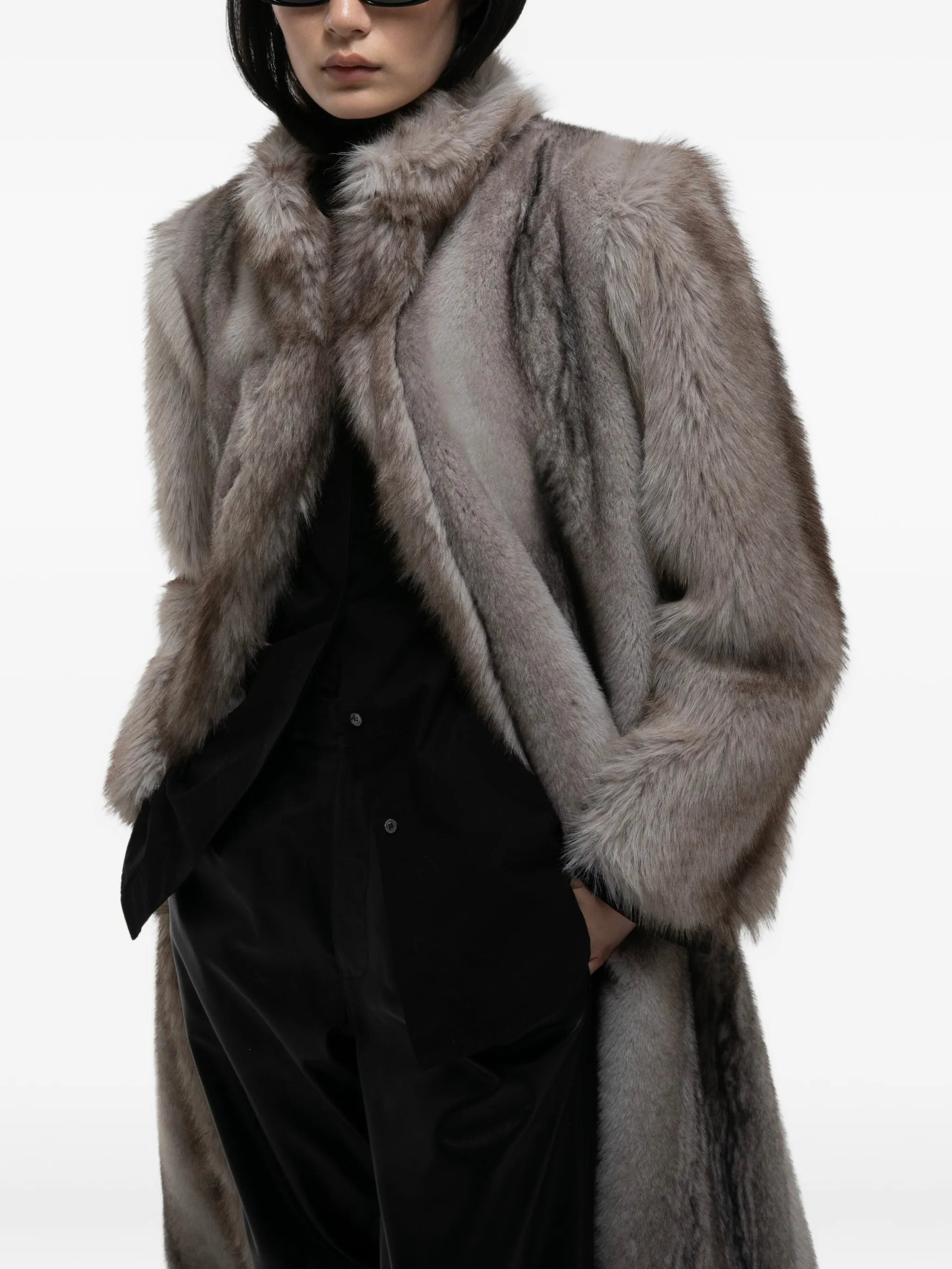 Betty faux-fur coat