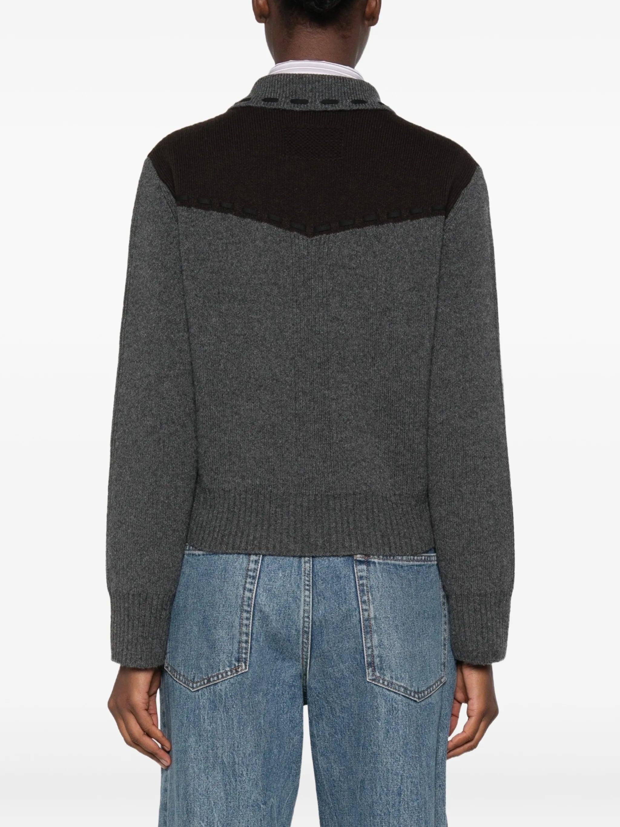 Saddle Up zip-up cardigan