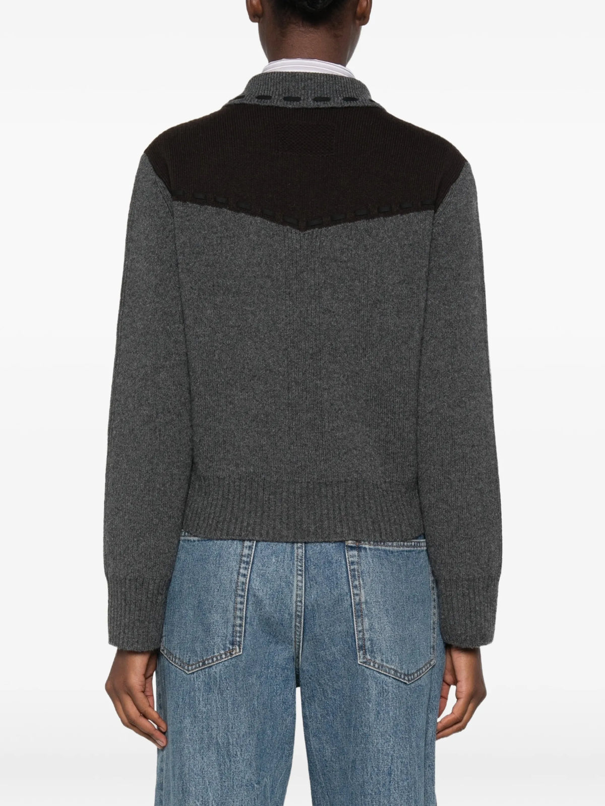 Saddle Up zip-up cardigan