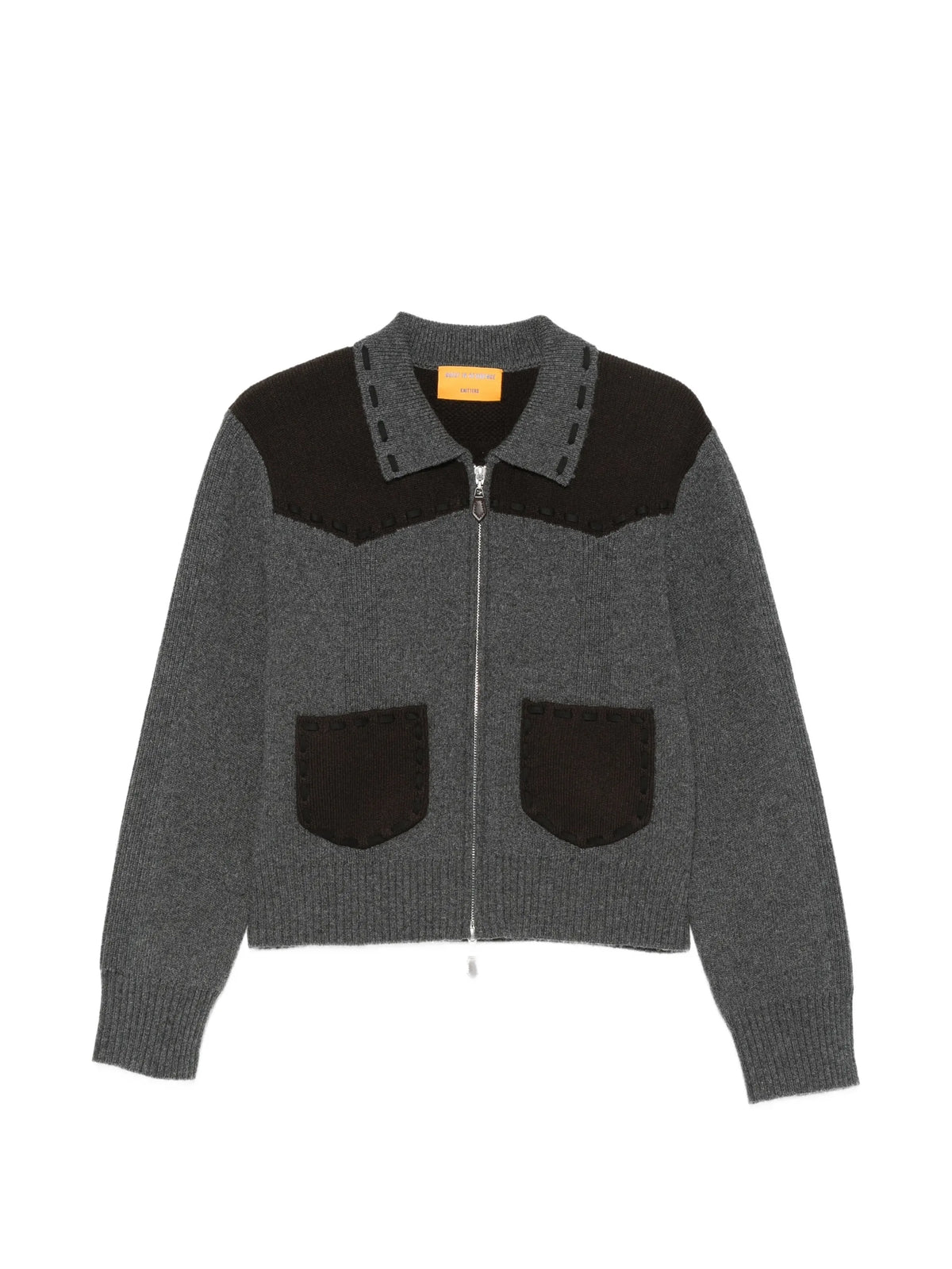 Saddle Up zip-up cardigan