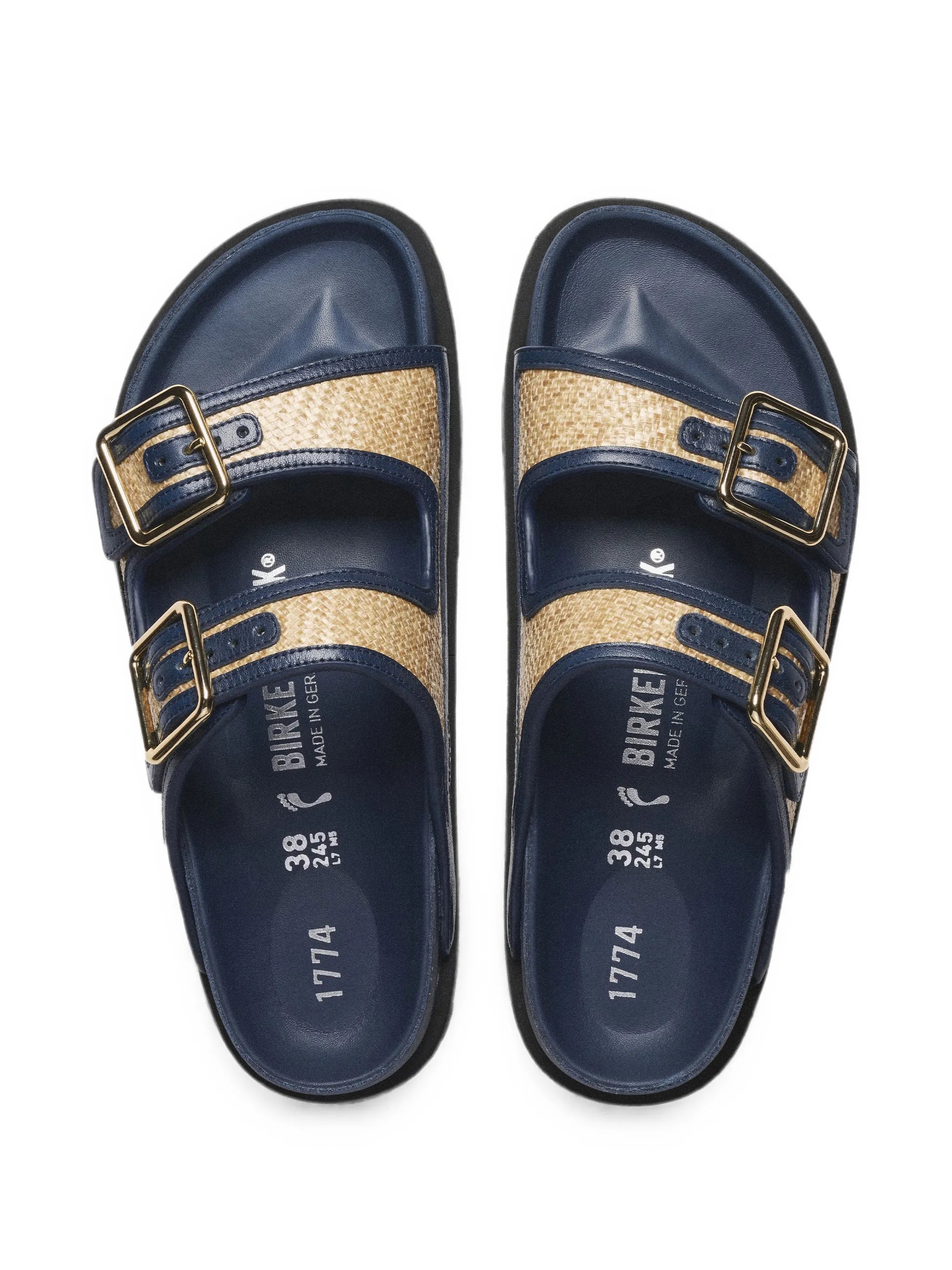1774 Arizona raffia sandals