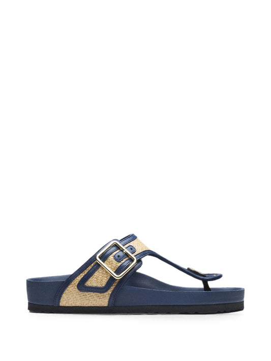 Gizeh raffia sandals