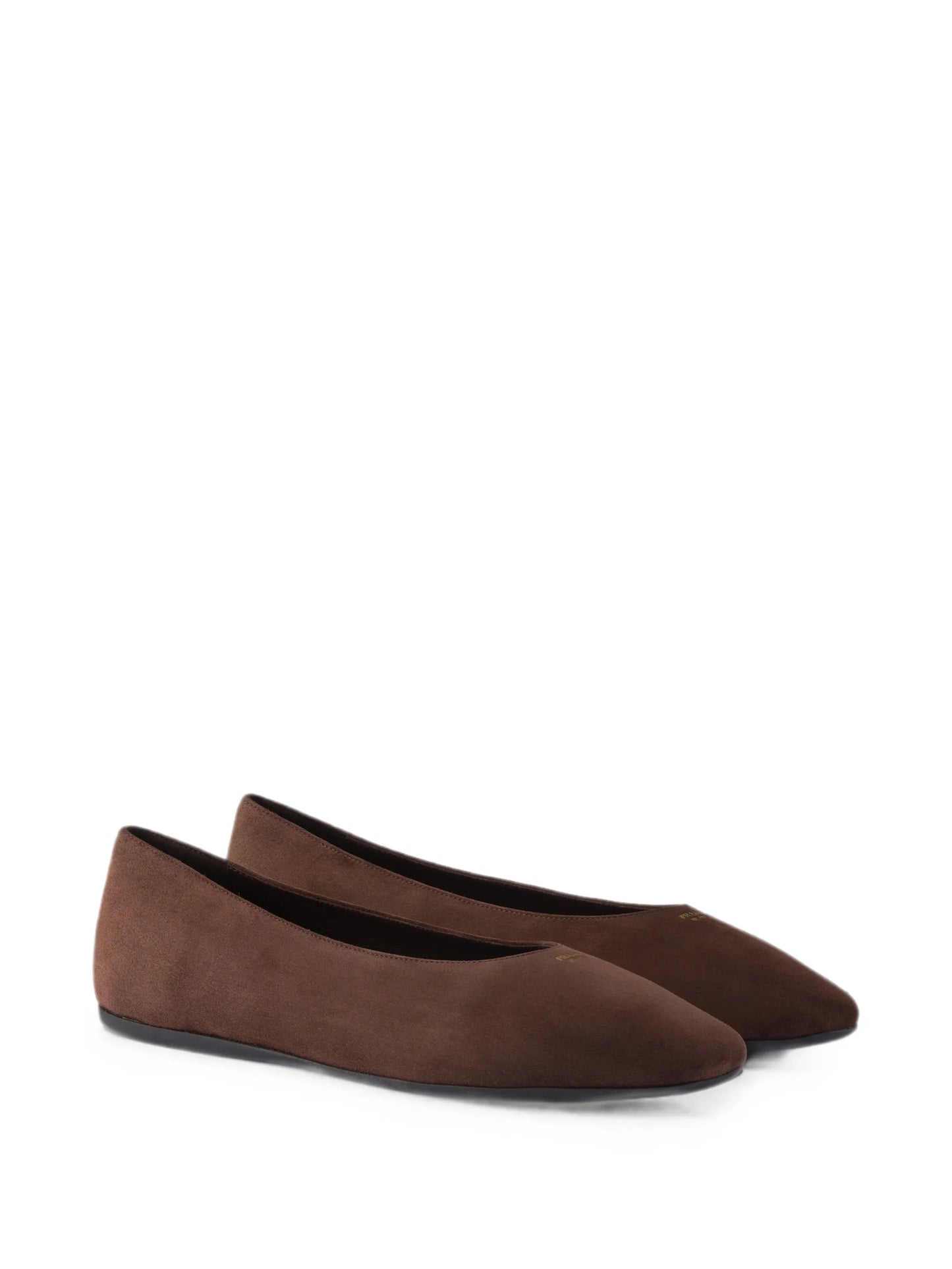 Suede ballerinas