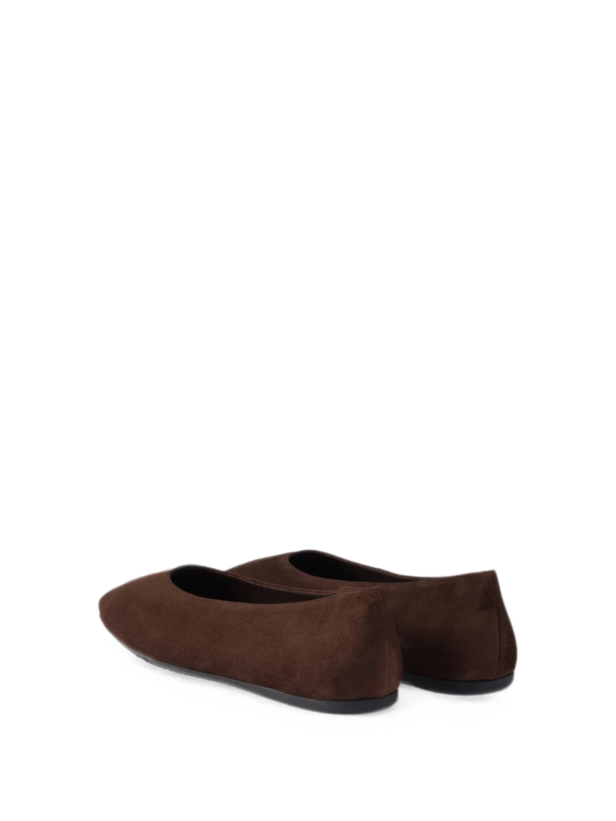 Suede ballerinas