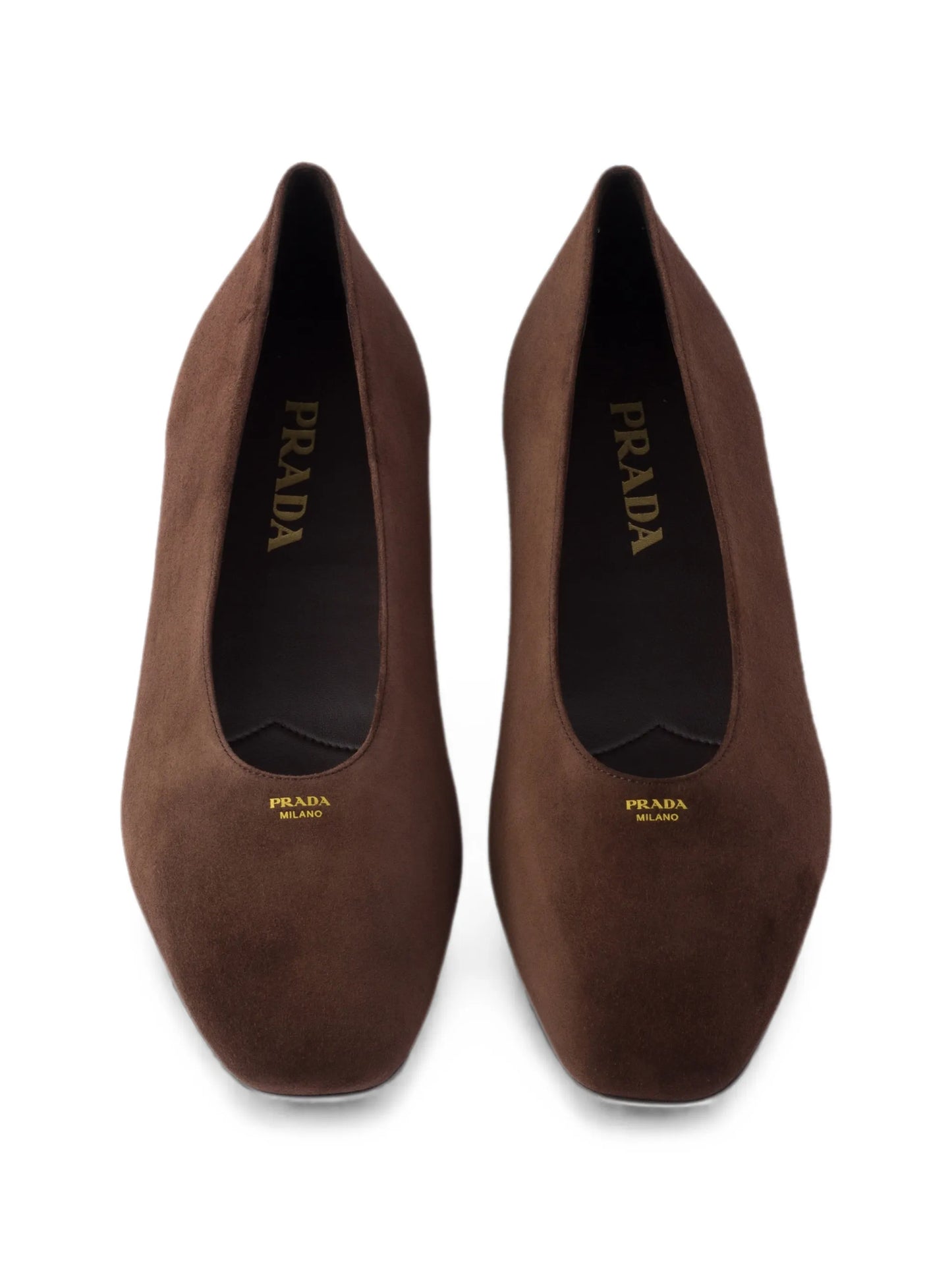 Suede ballerinas