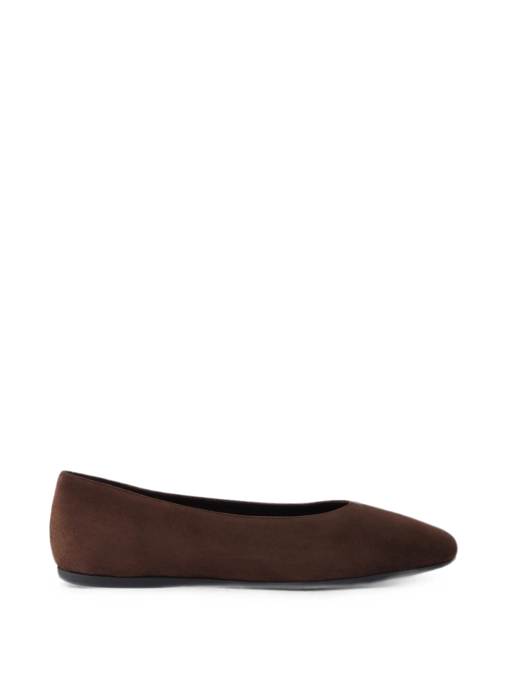Suede ballerinas