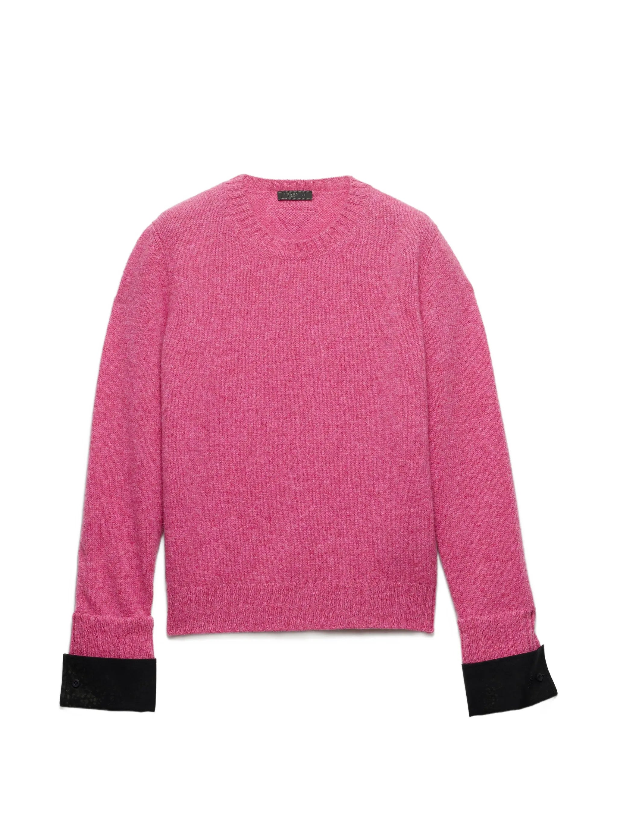Shetland wool crew-neck sweater