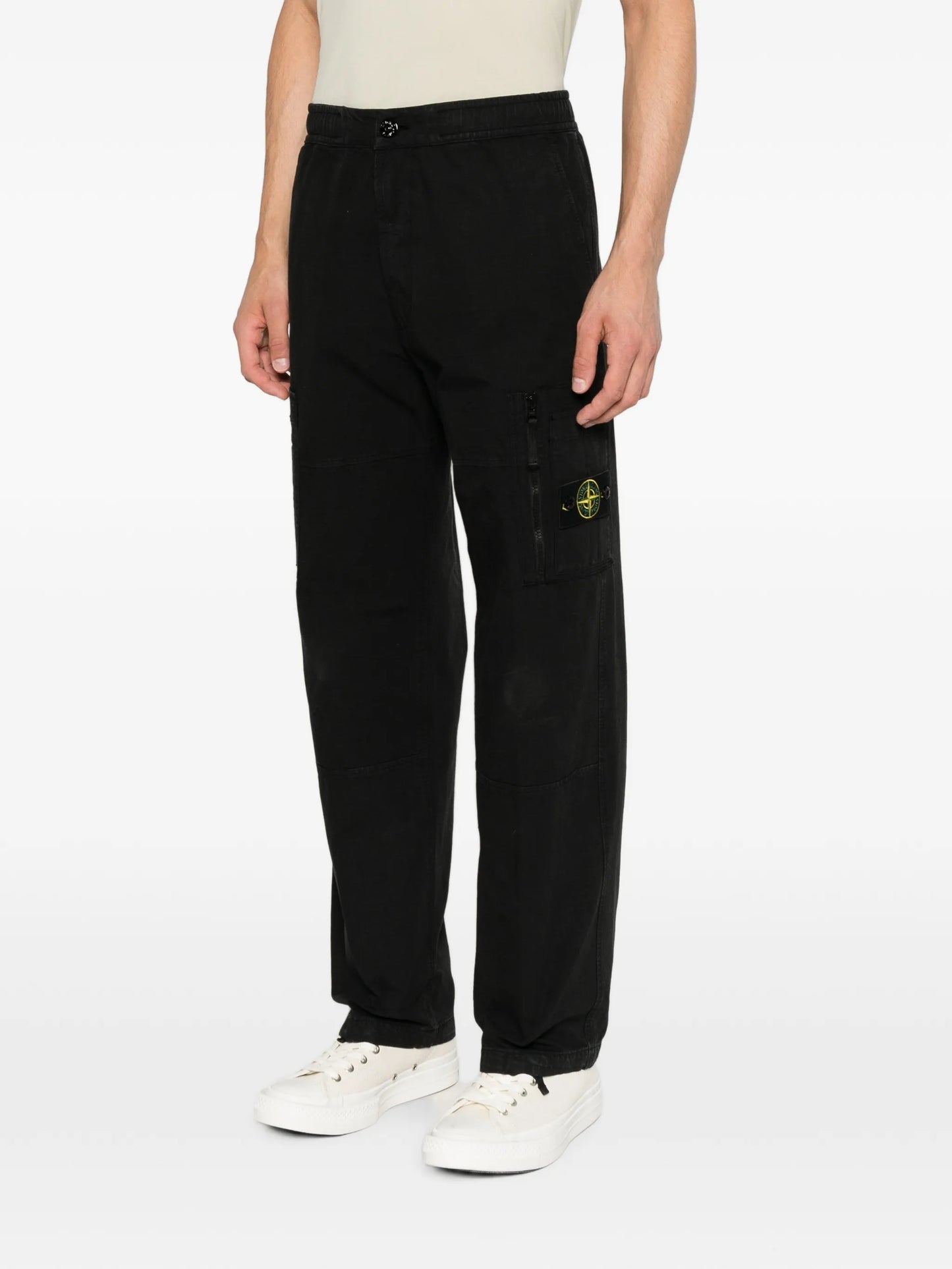 logo-patch cargo pants