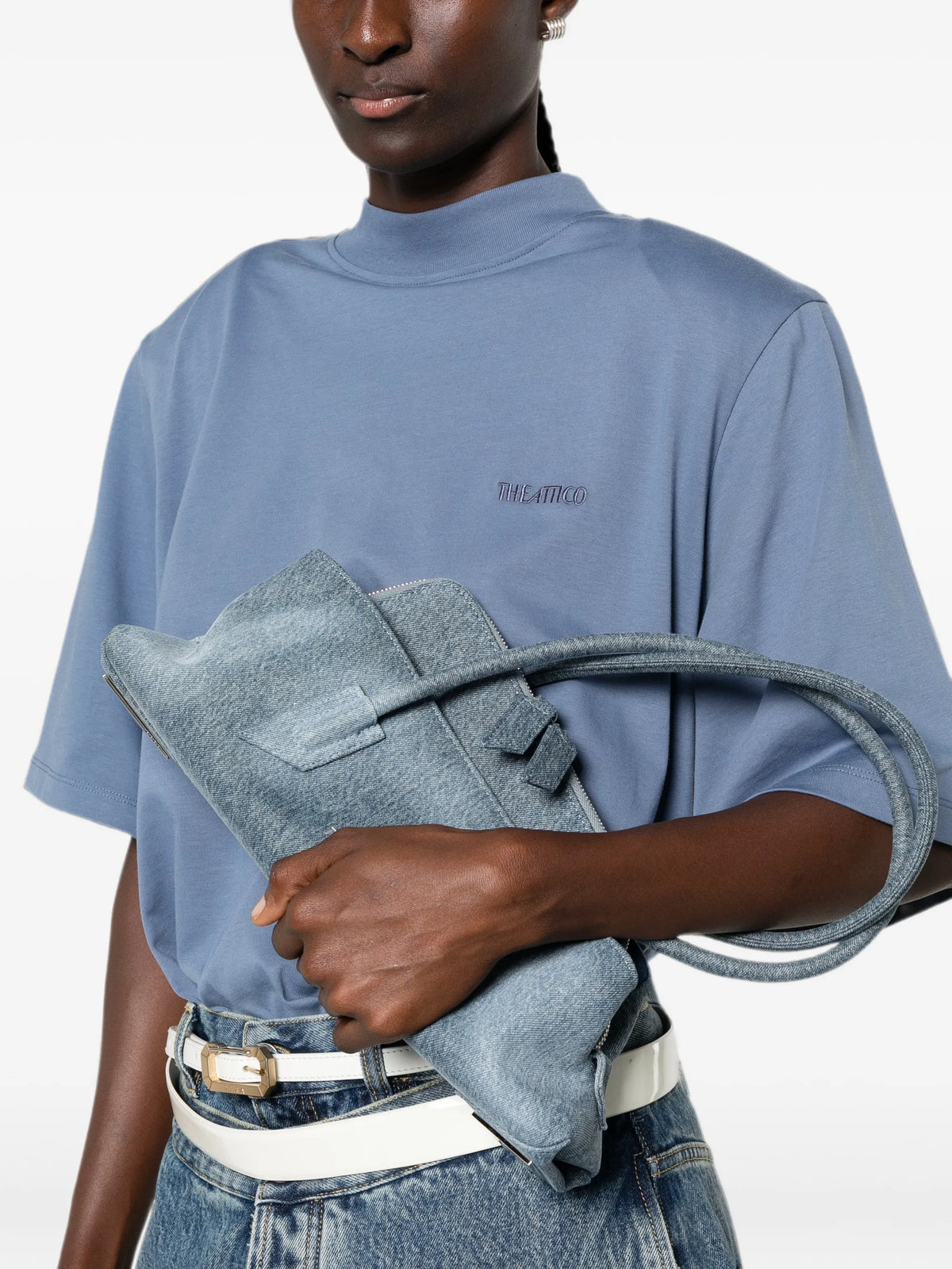 small La Passeggiata logo-detail shoulder bag