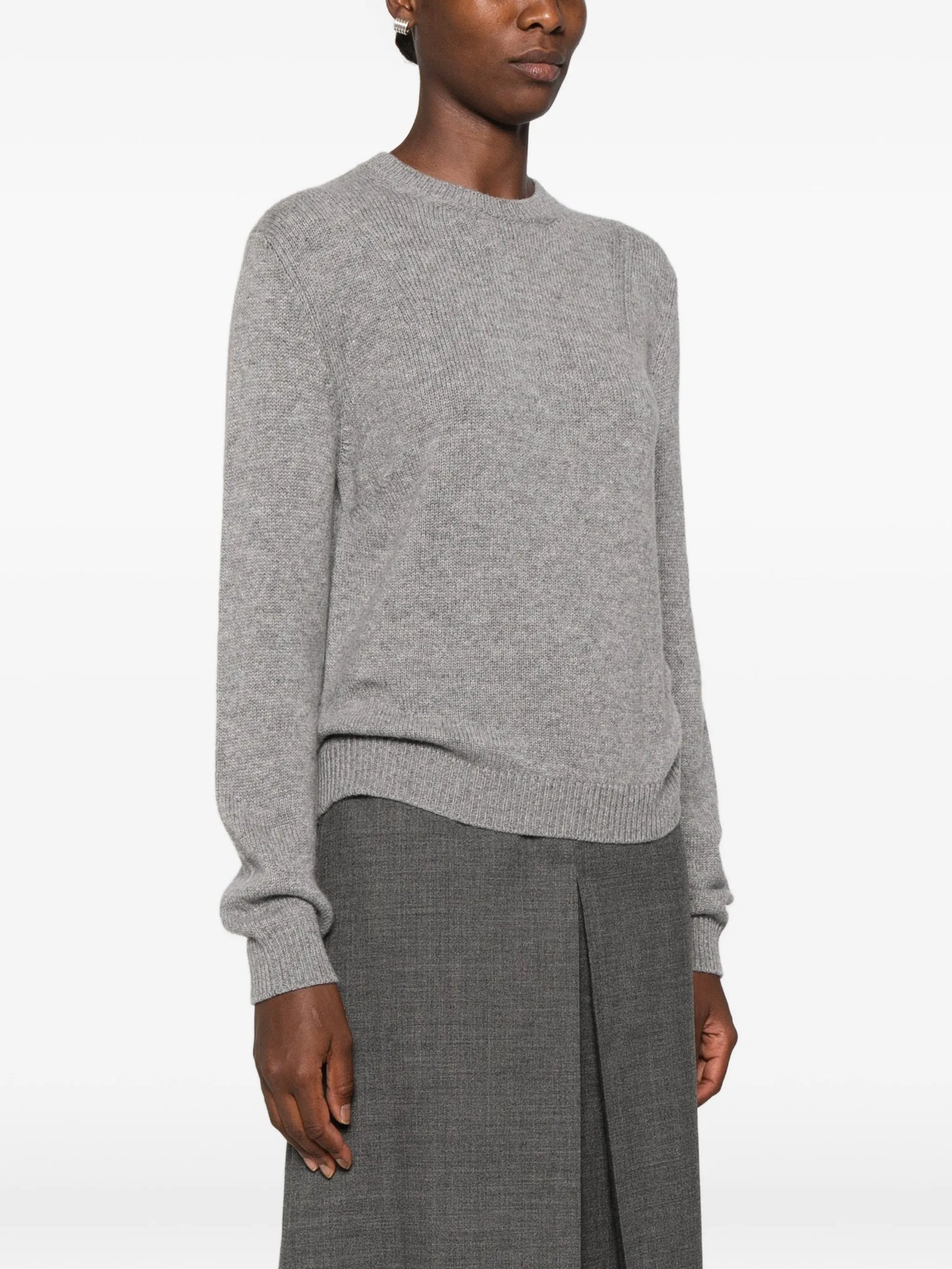 crystal-embellished cashmere sweater