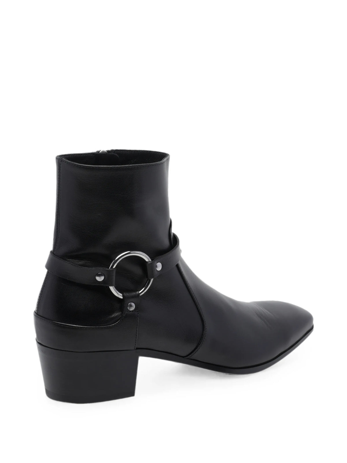 Clint buckle-detail biker boots