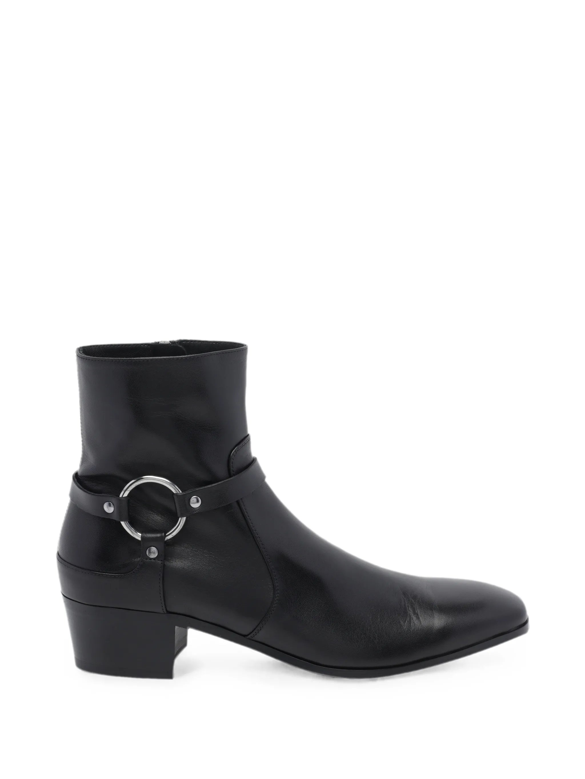 Clint buckle-detail biker boots