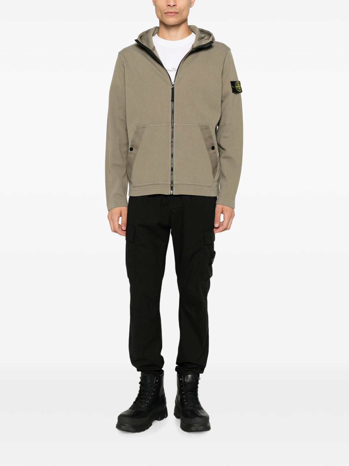 6100020 organic cotton interlock hooded sweatshirt