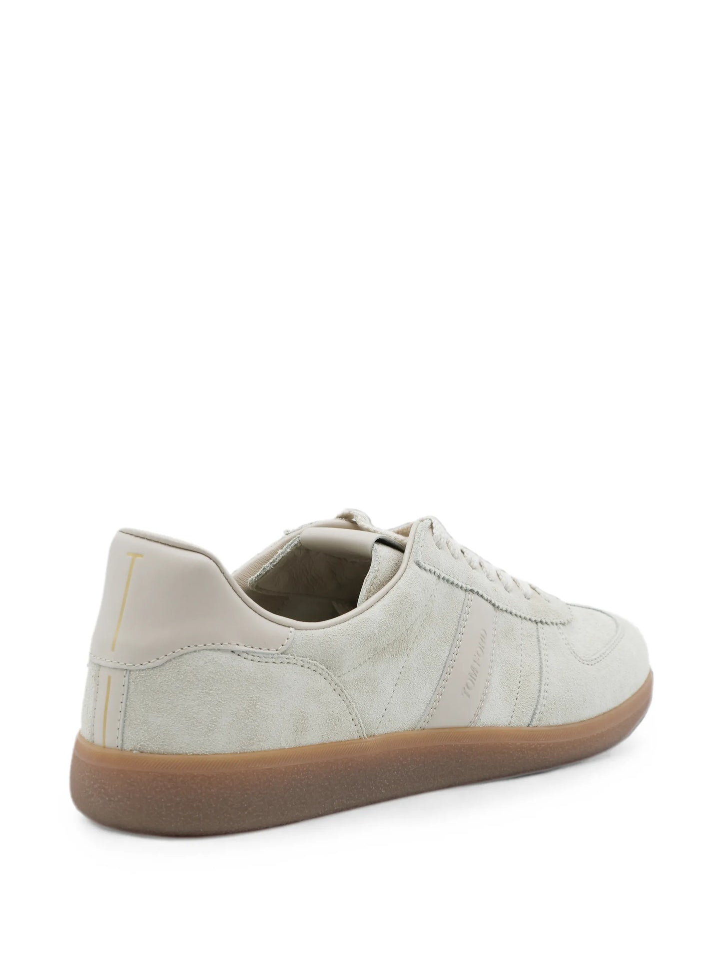 logo-print suede sneakers