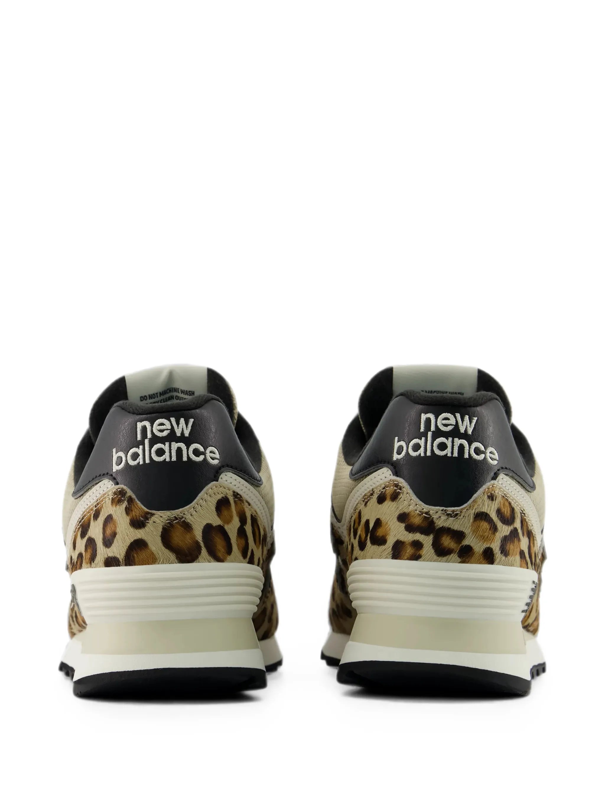 574 leopard-print sneakers