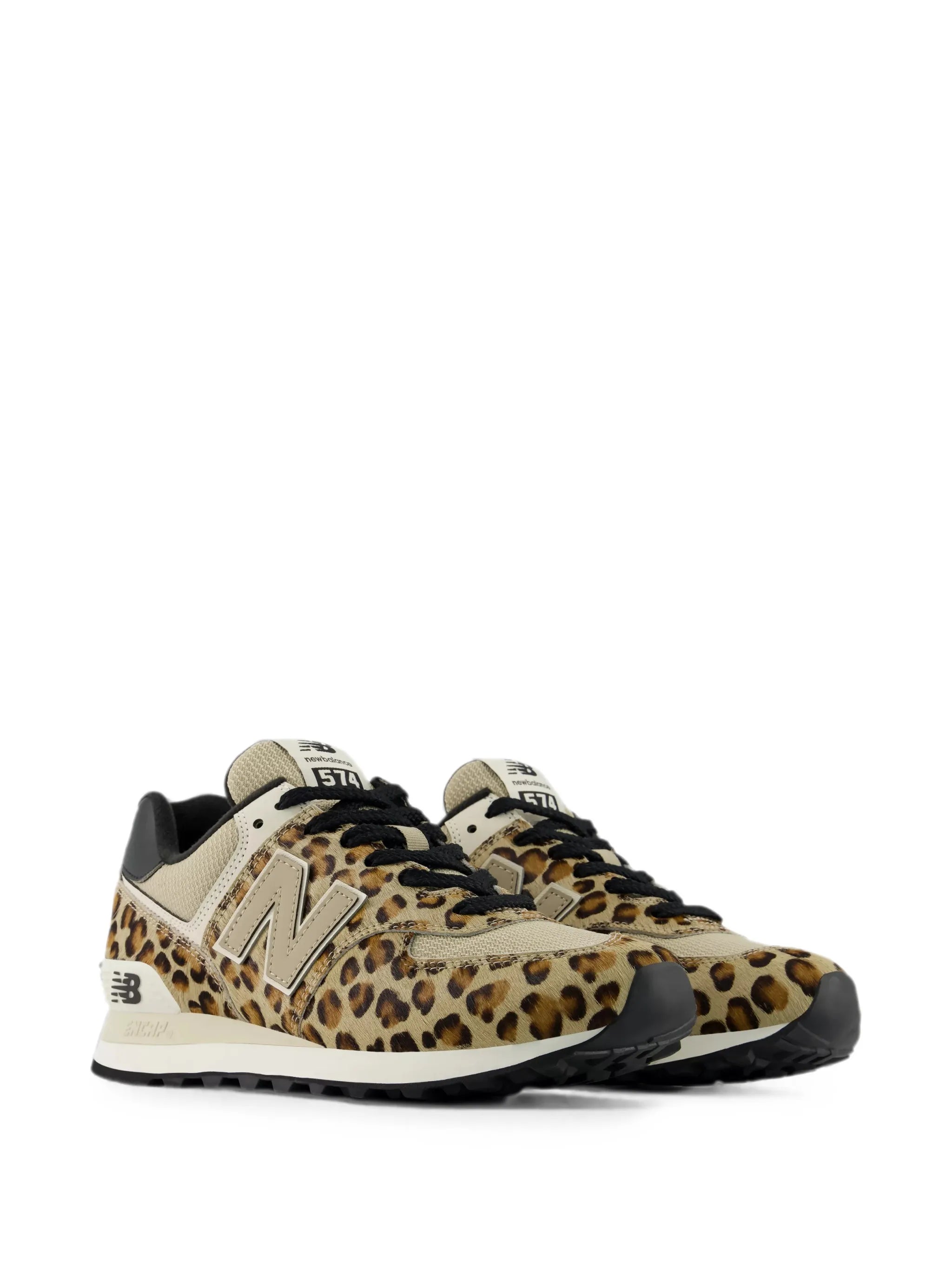 574 leopard-print sneakers