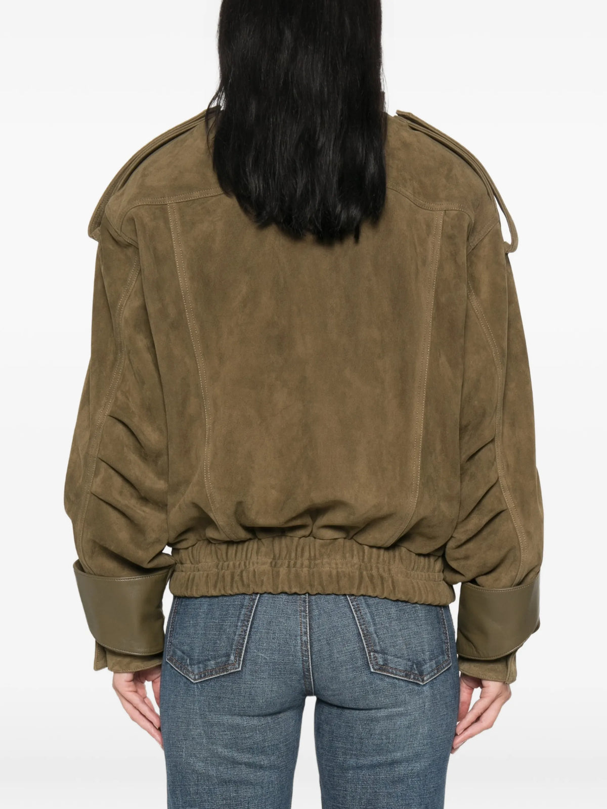 Fiona high-neck bomber jacket
