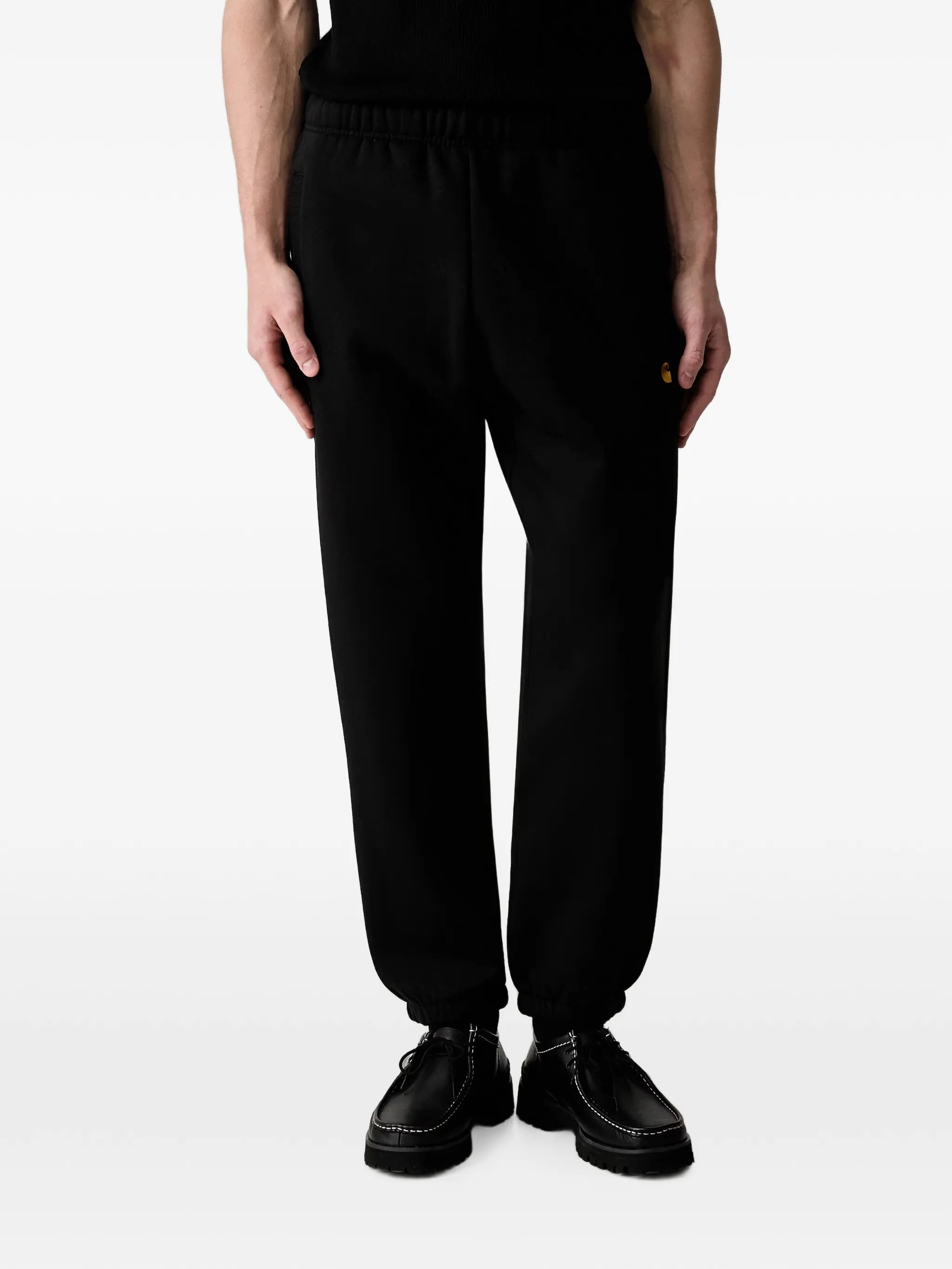 logo-embroidered track trousers