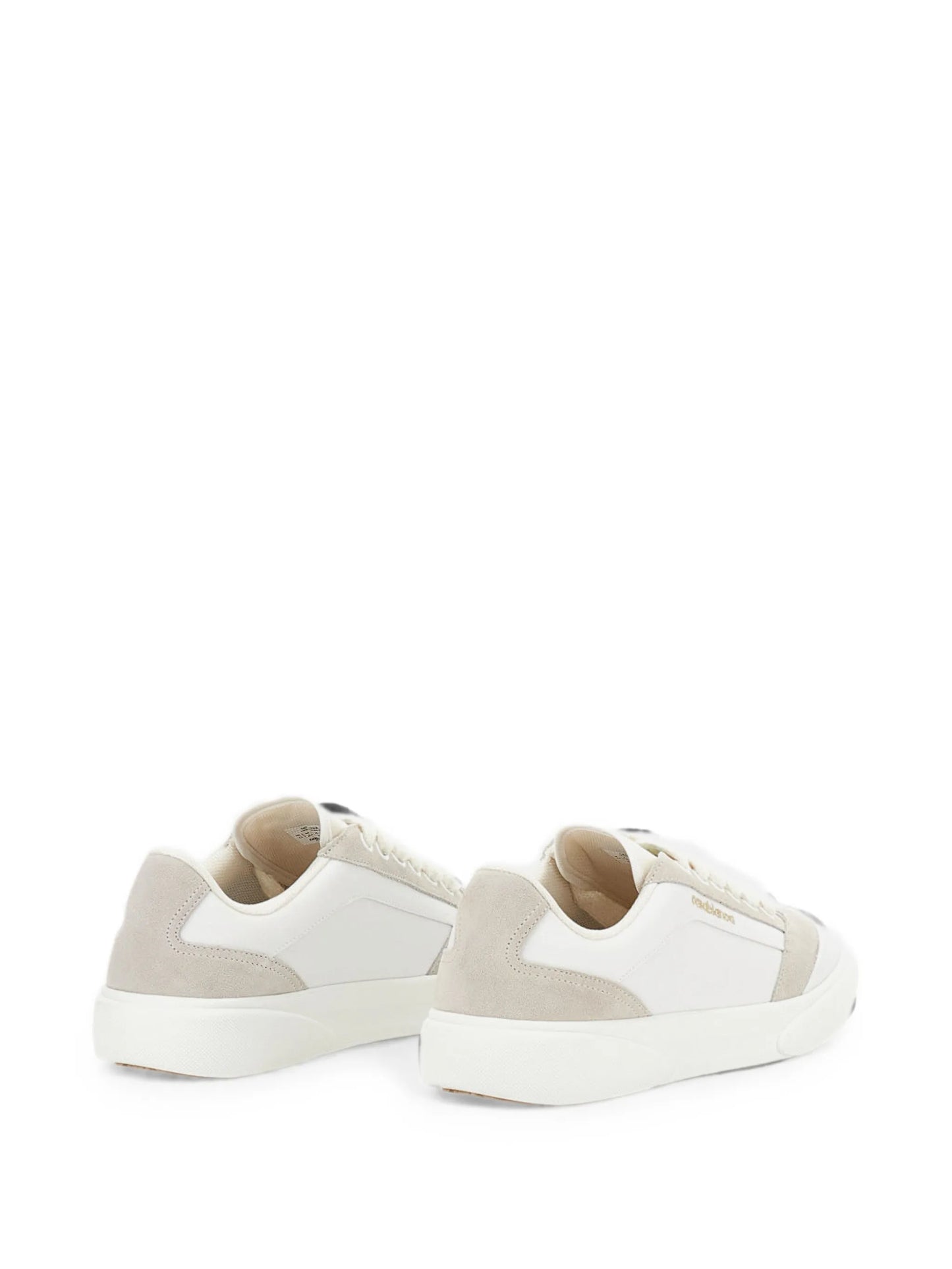 multi-texture panelled sneakers