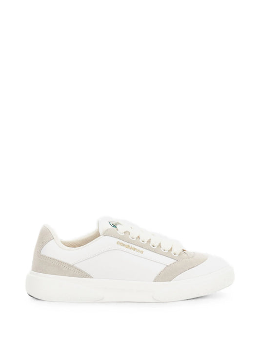 multi-texture panelled sneakers
