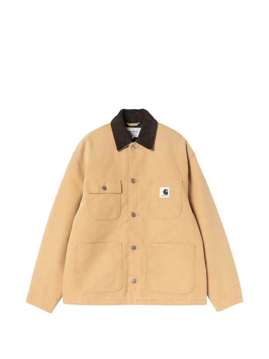 OG Michigan logo-patch coat