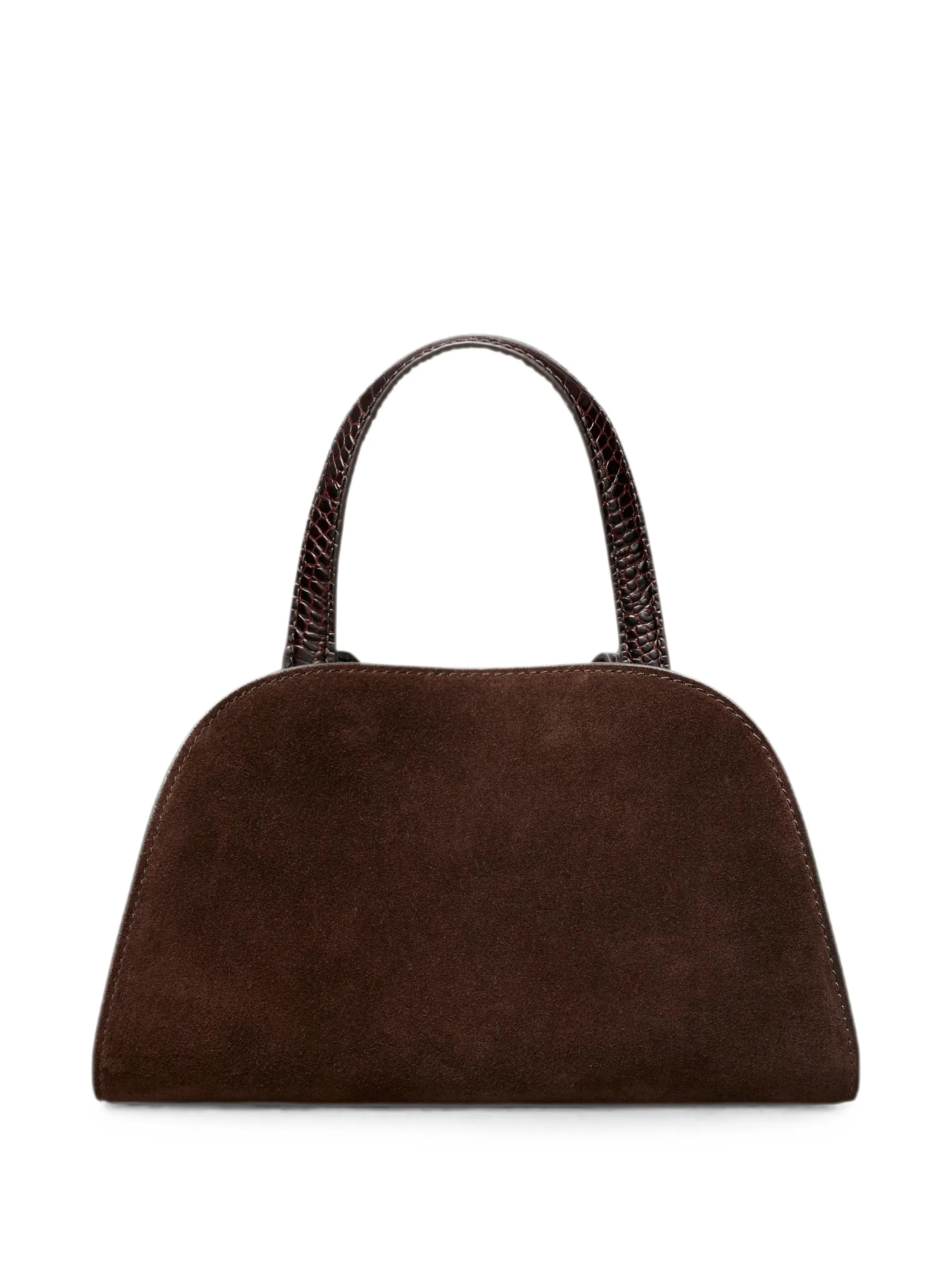 small Romy suede bauletto bag