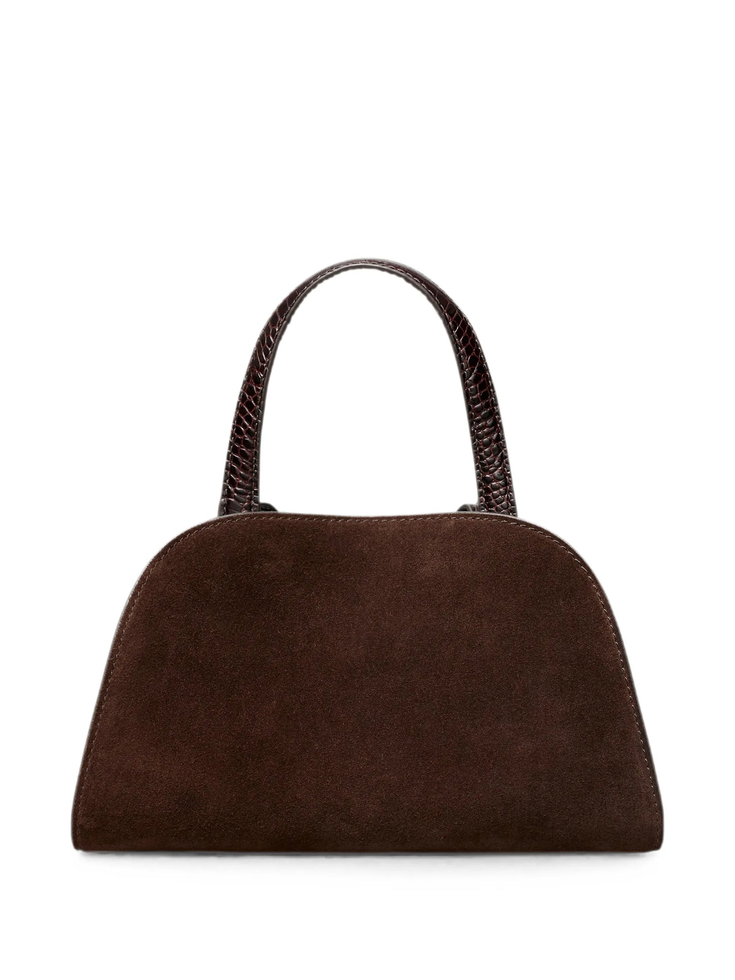 small Romy suede bauletto bag
