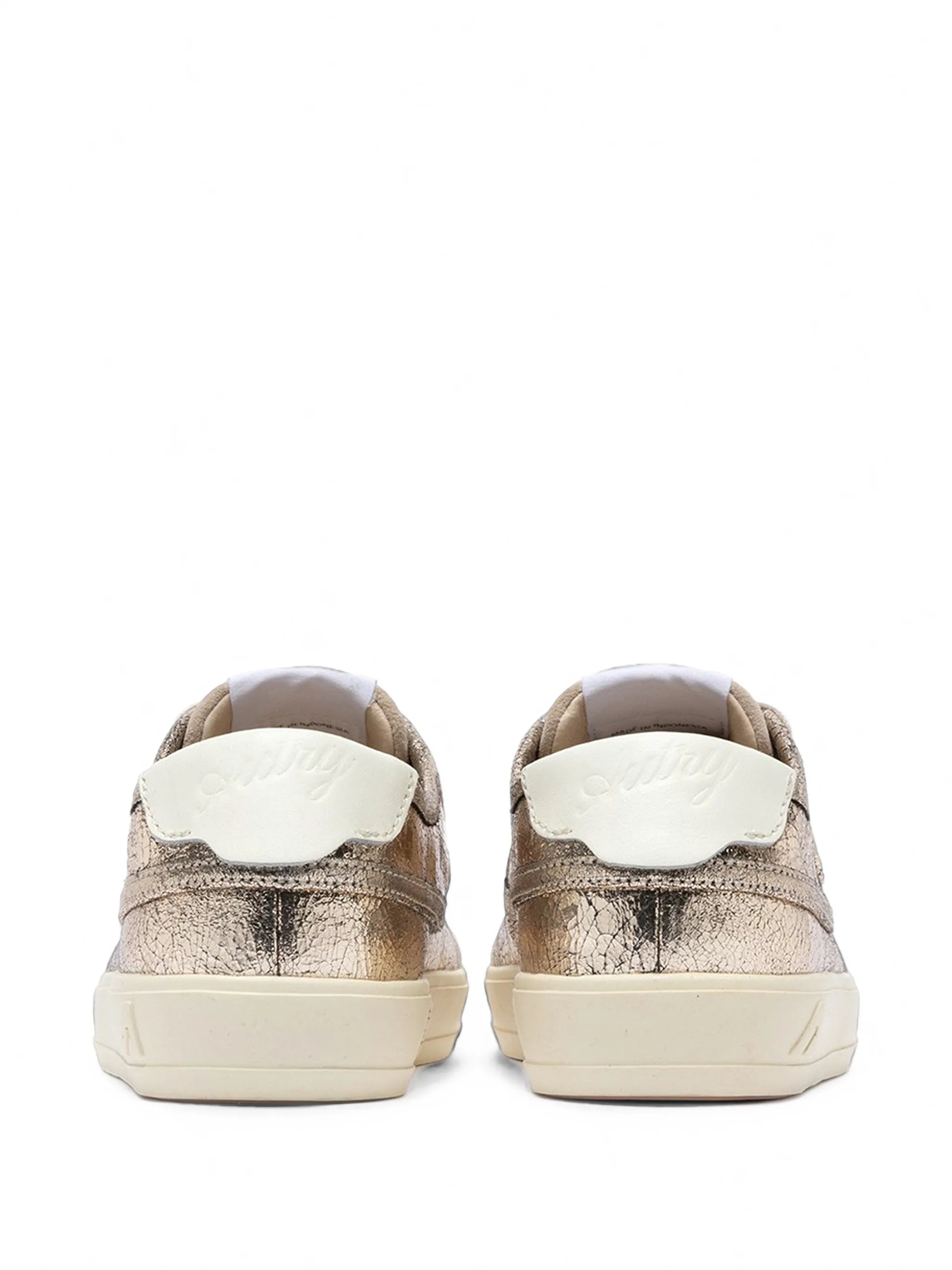 Windscape cracked-leather suede sneakers
