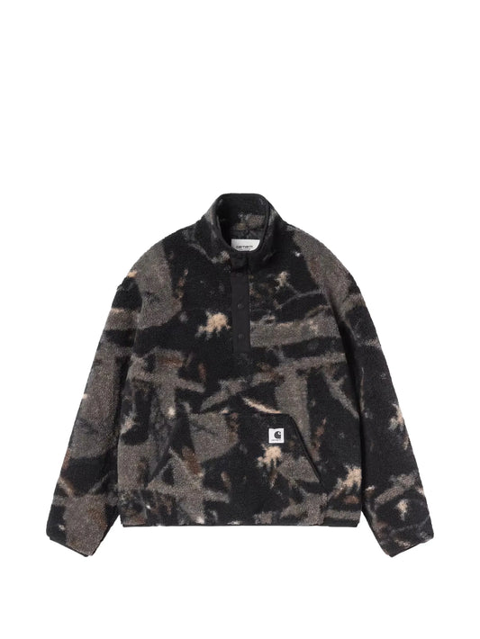Elliot fleece-texture graphic-print sweatshirt