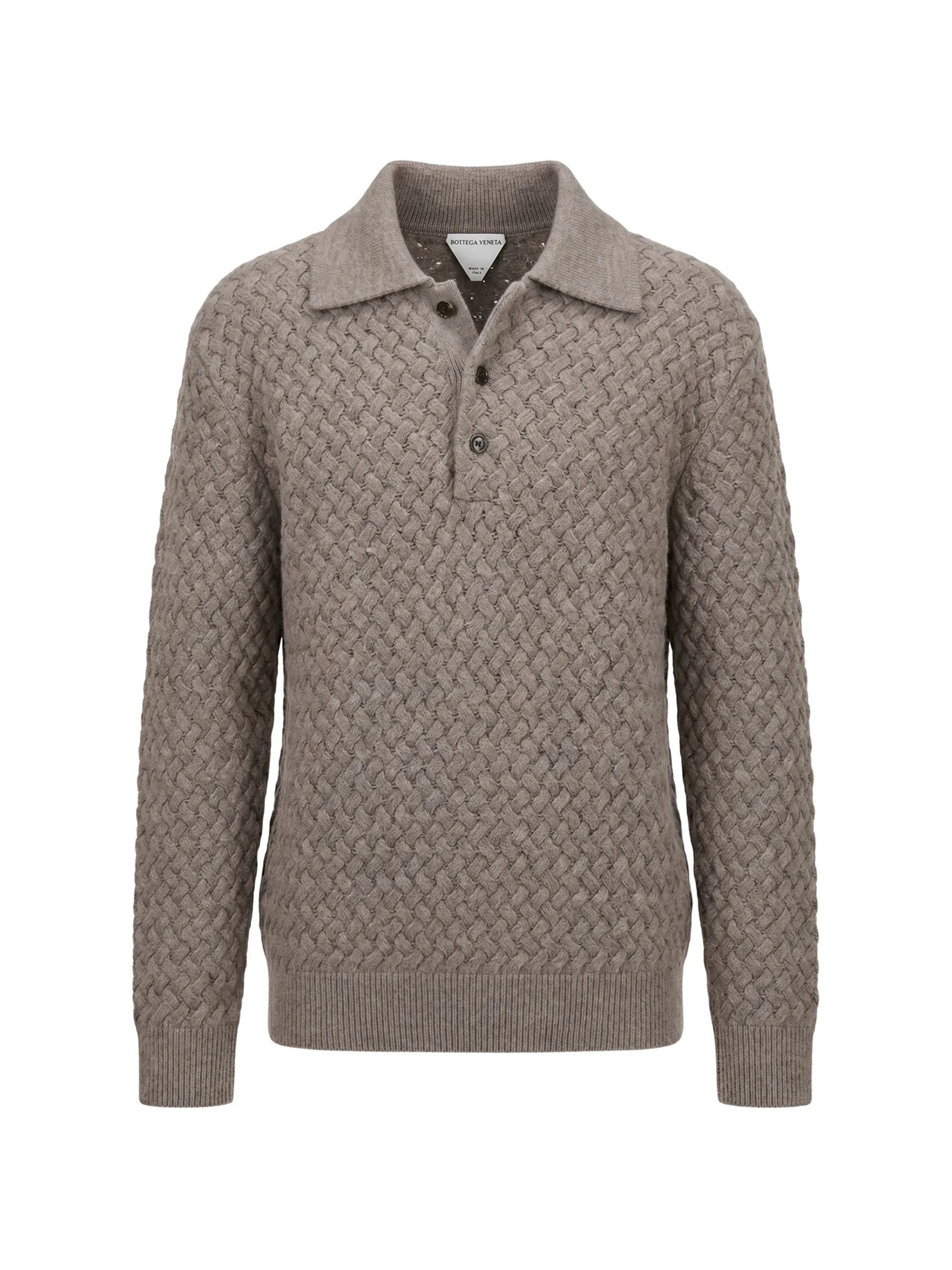 Intreccio-knit wool sweater