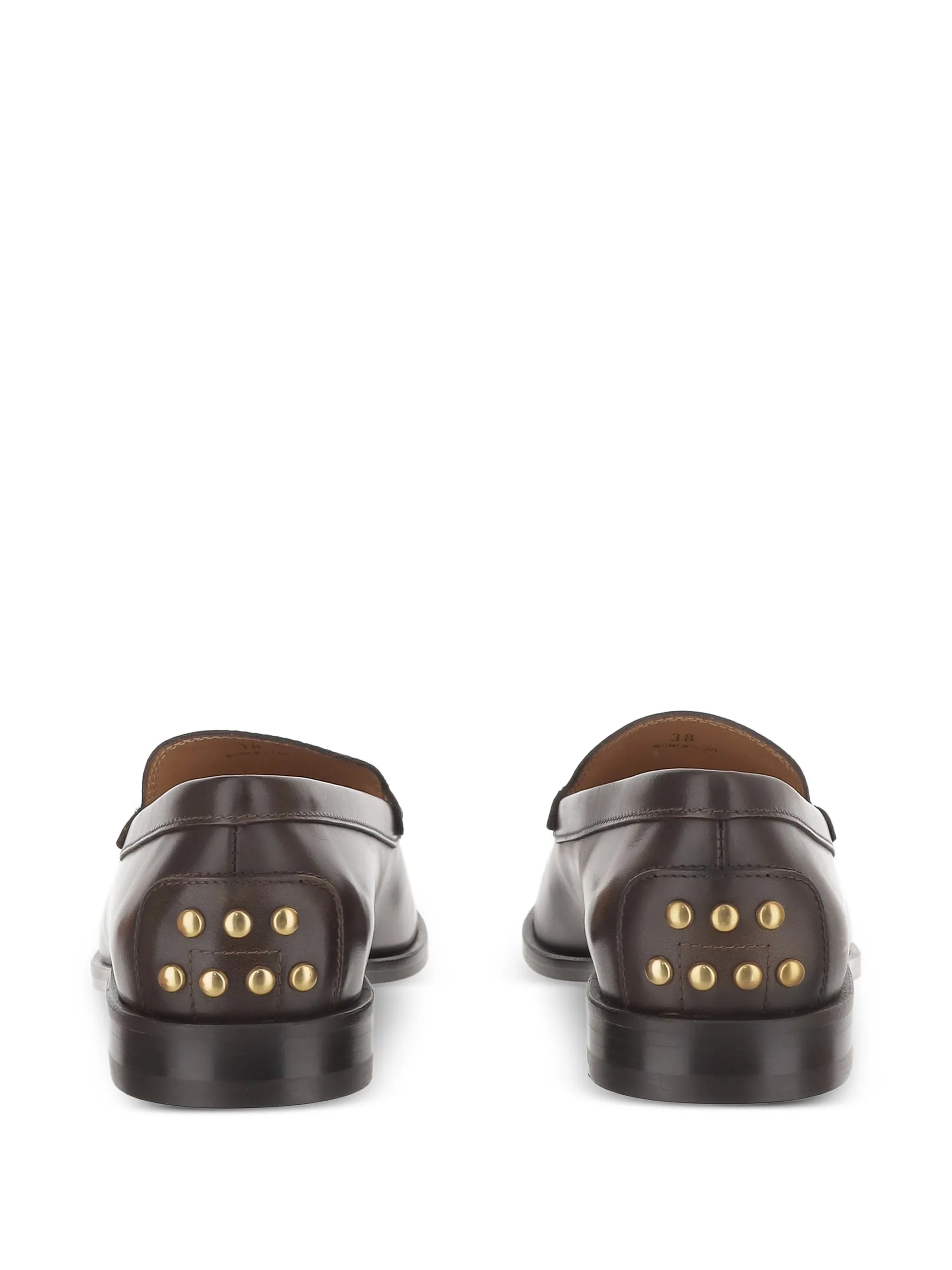 stud-details loafers