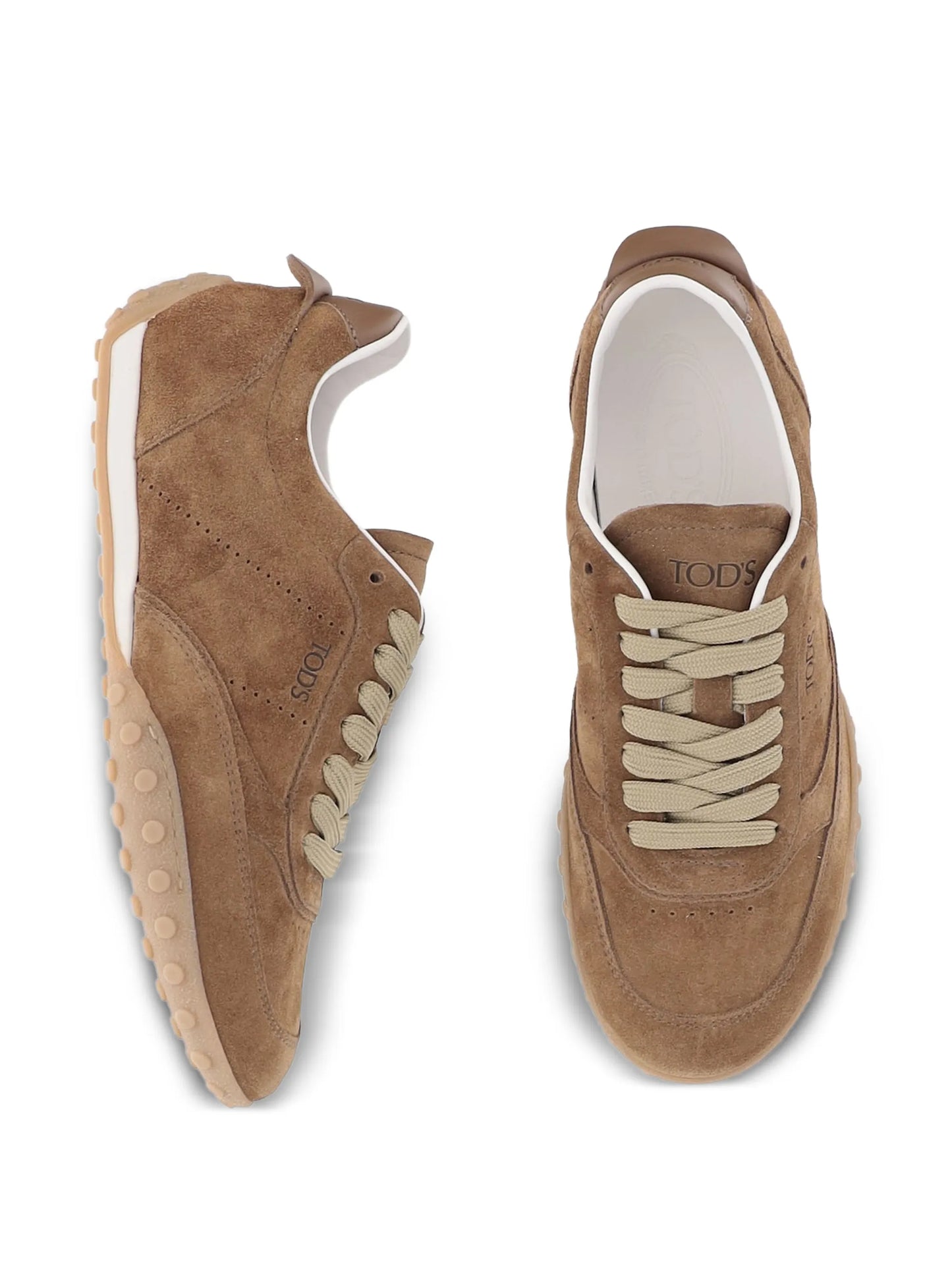 sneakers in suede