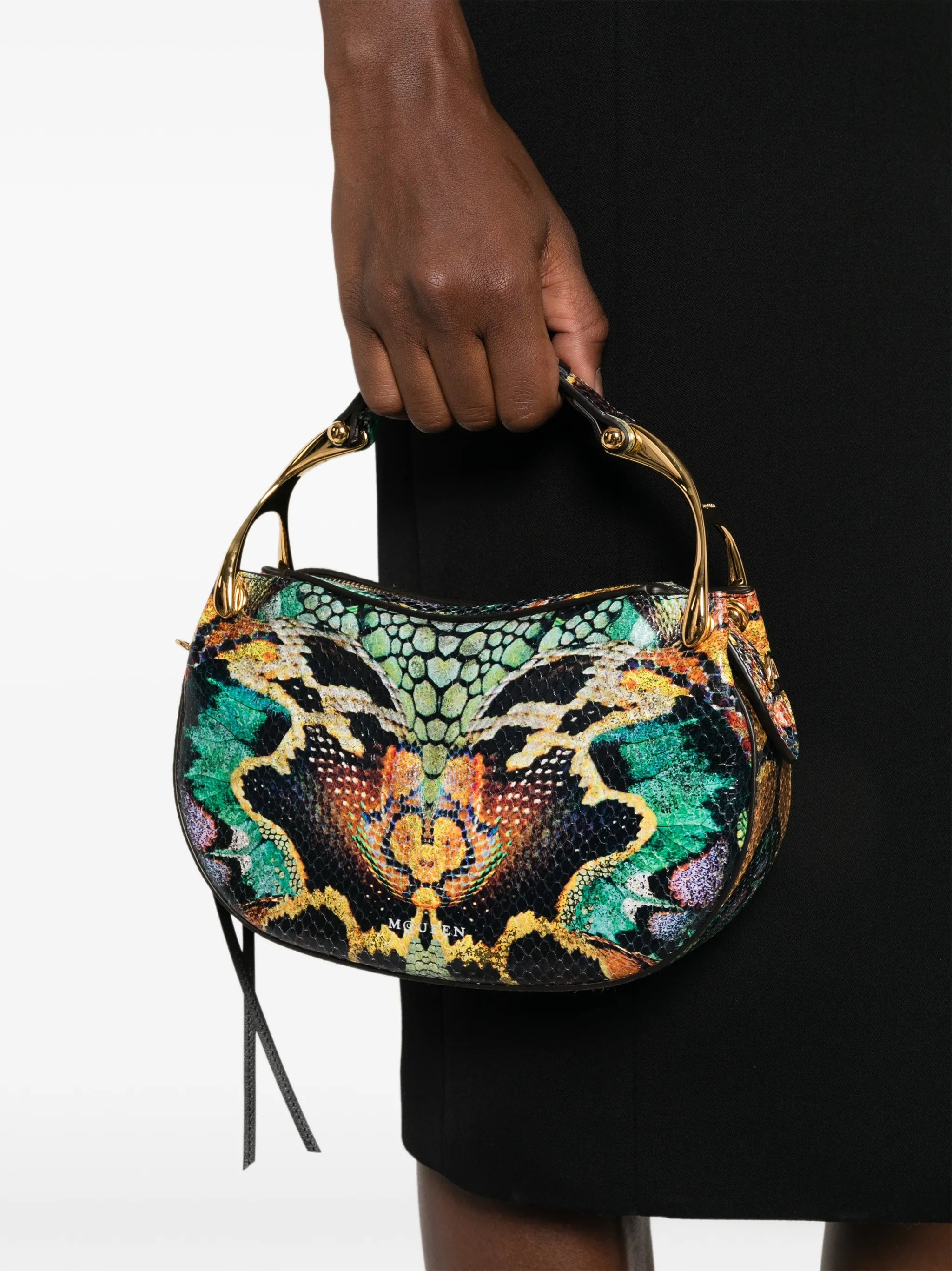 Wishbone printed tote bag