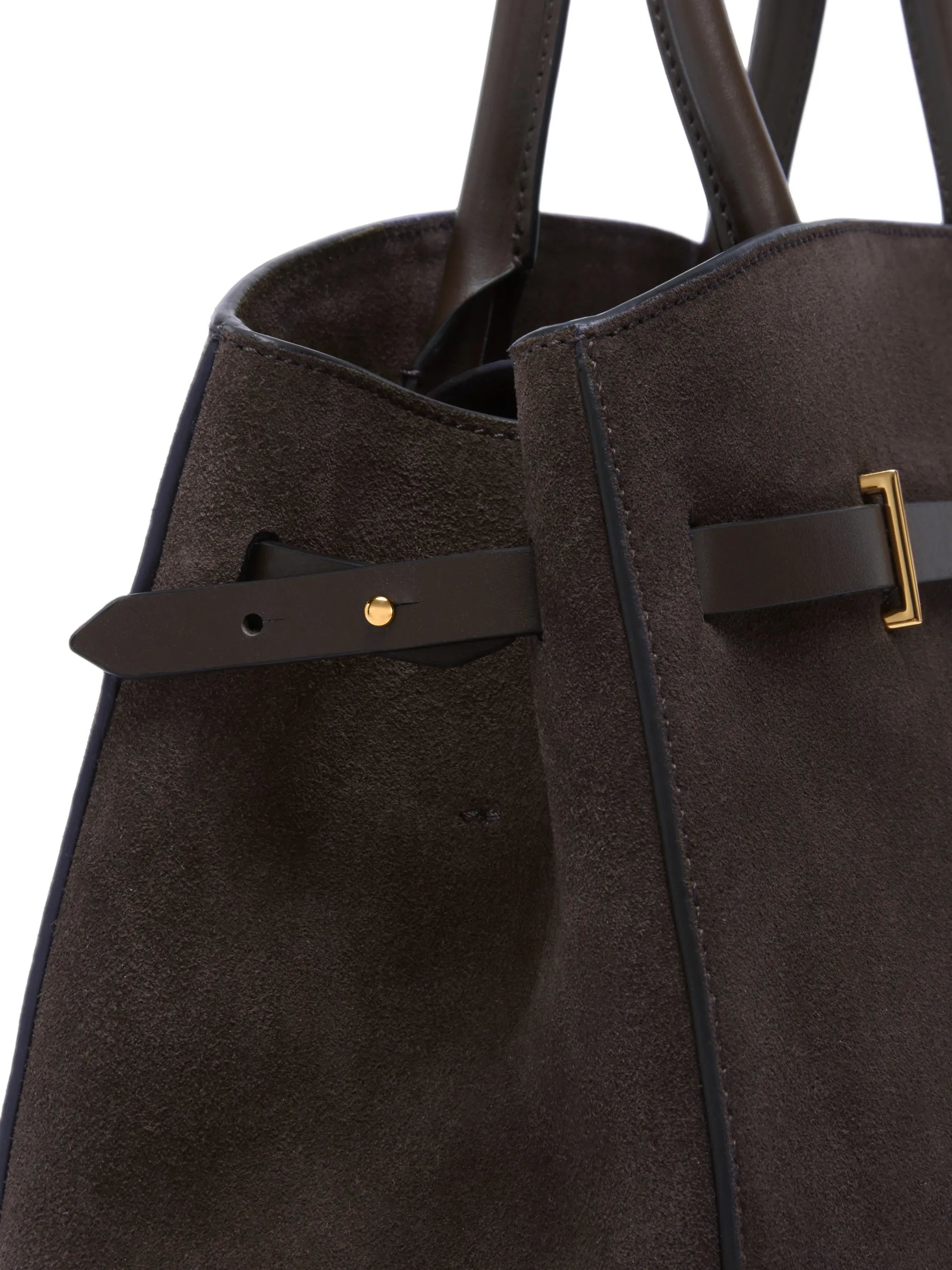 midi Hudson suede tote bag